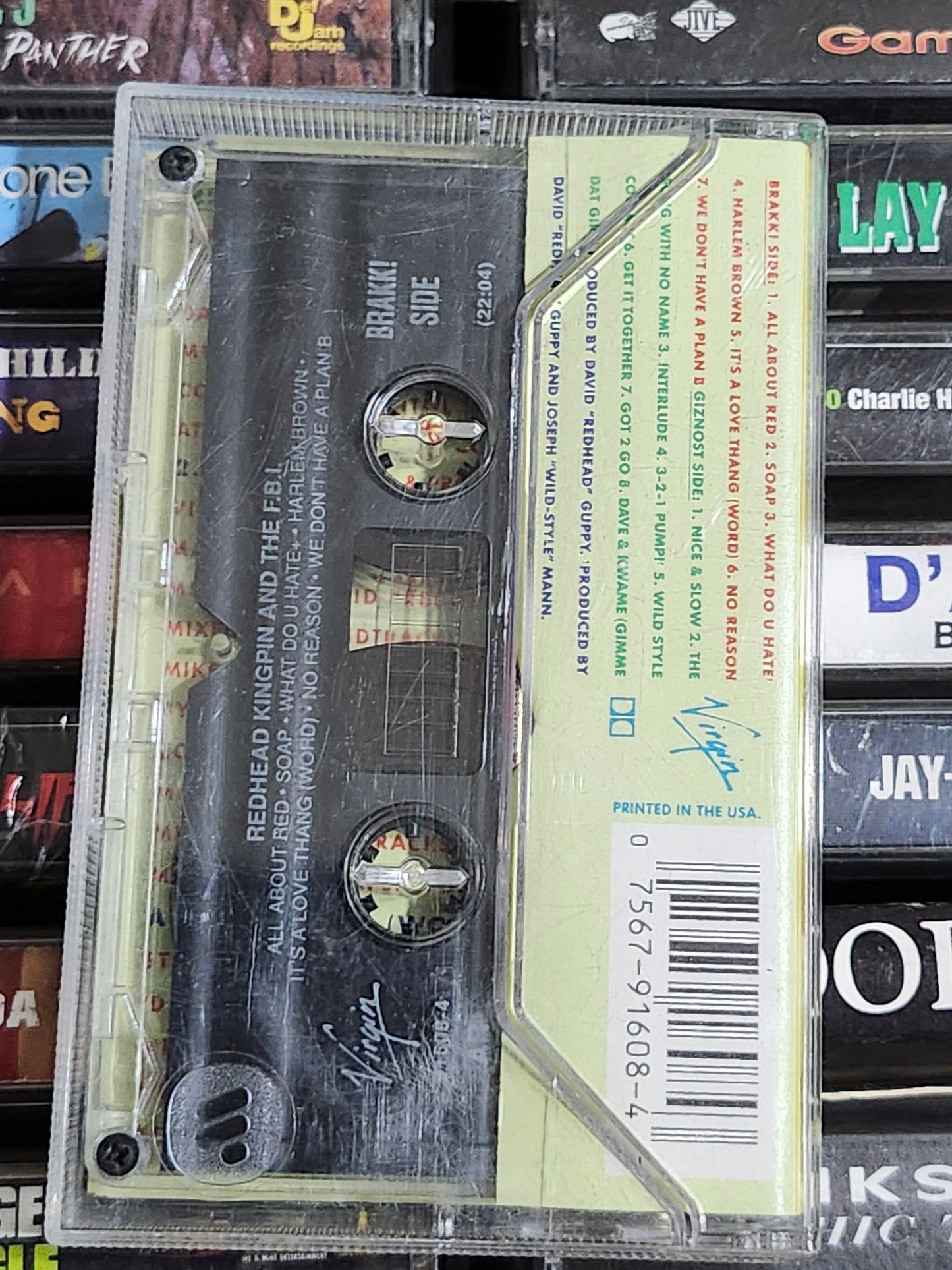Redhead Kingpin and the FBI The Album with no Name Music Tape Cassette