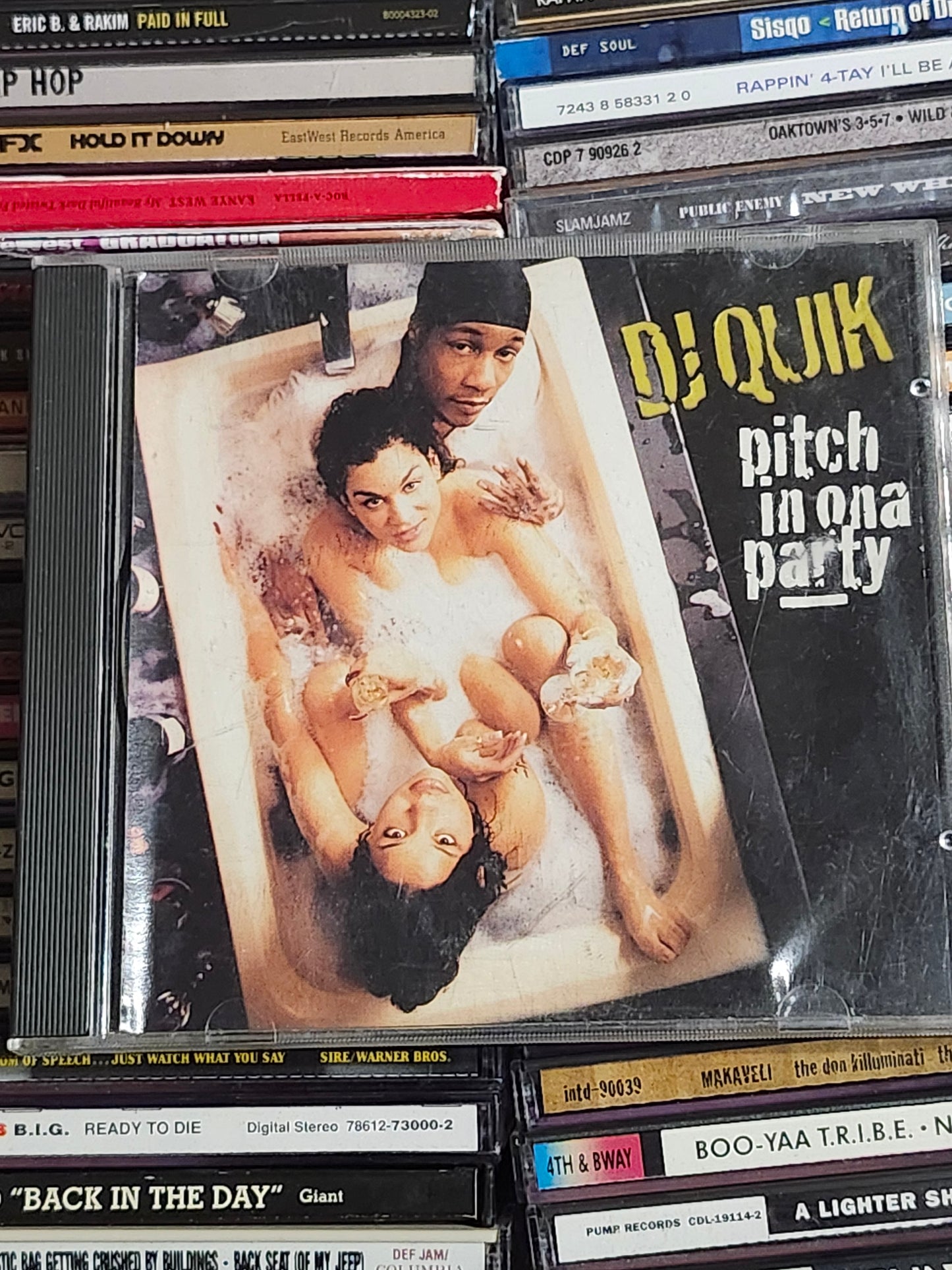 DJ Quik - Pitch In Ona Party CD Single Rare HTF OOP