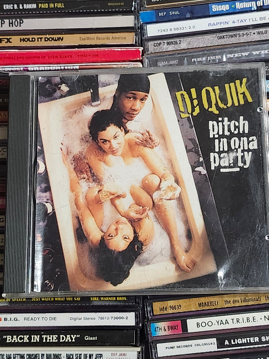 DJ Quik - Pitch In Ona Party CD Single Rare HTF OOP
