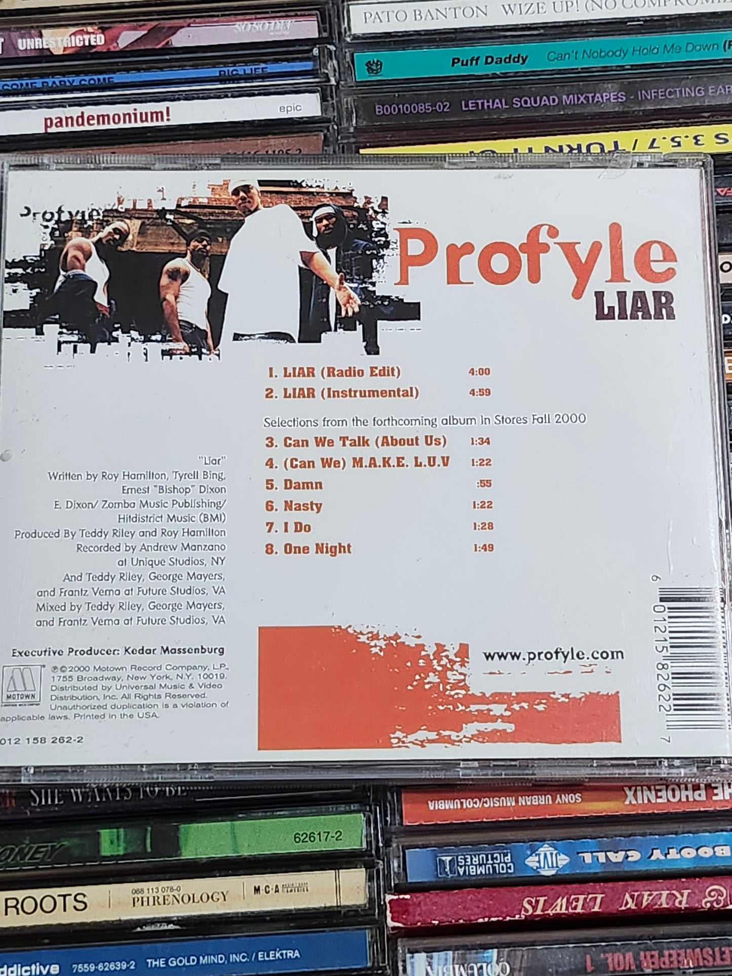 Profyle ‎Liar CD Single Sampler Promo Rap Hip-hop