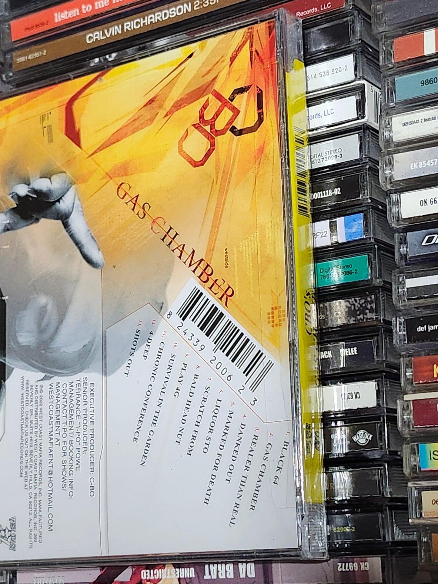 C-Bo The Gas Chamber New CD Rare Sealed HTF OOP West Coast Mafia Sacramento