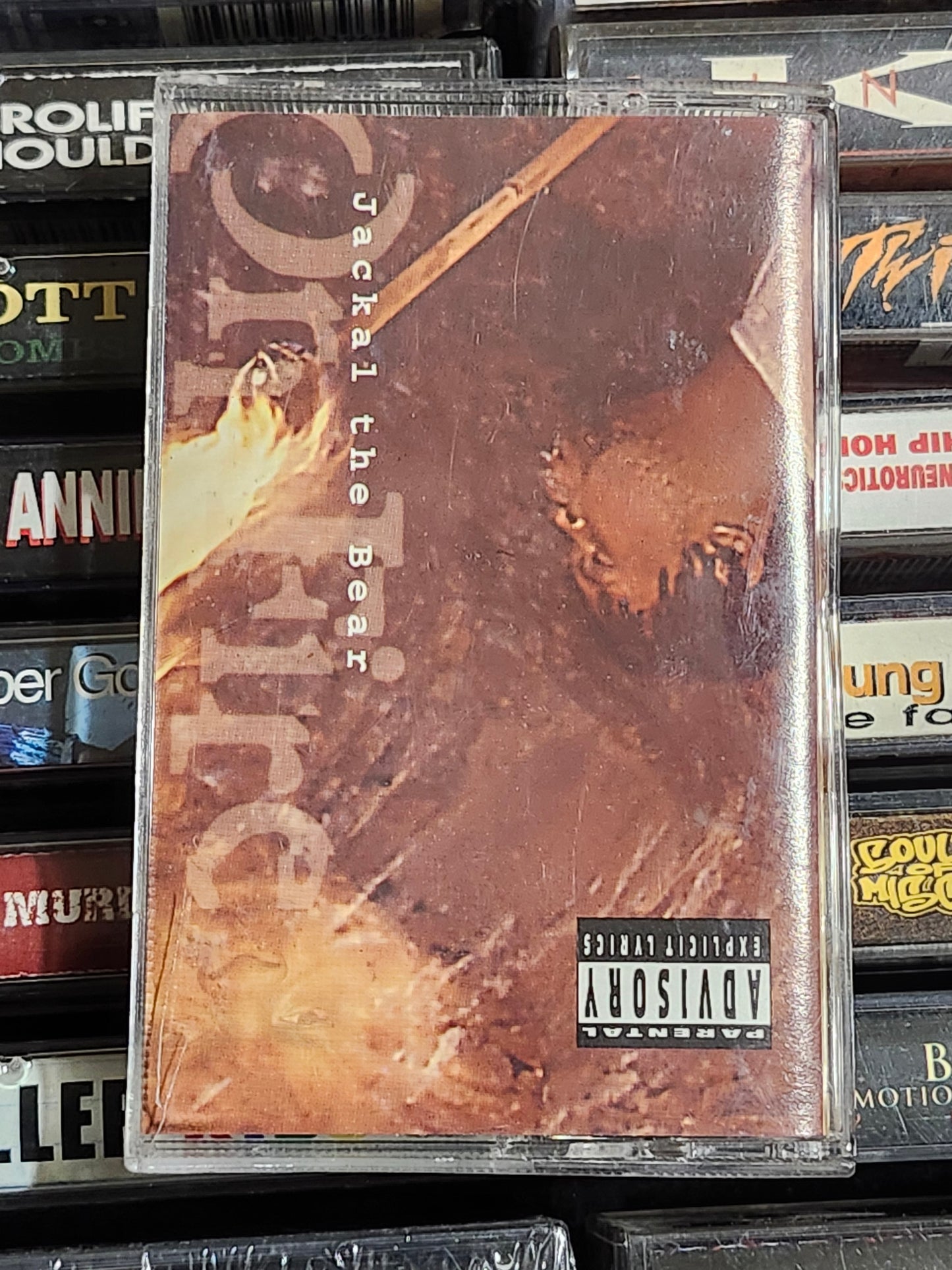 Jackal The Bear - On Fire Cassette Tape Rap Hip Hop Rare HTF OOP