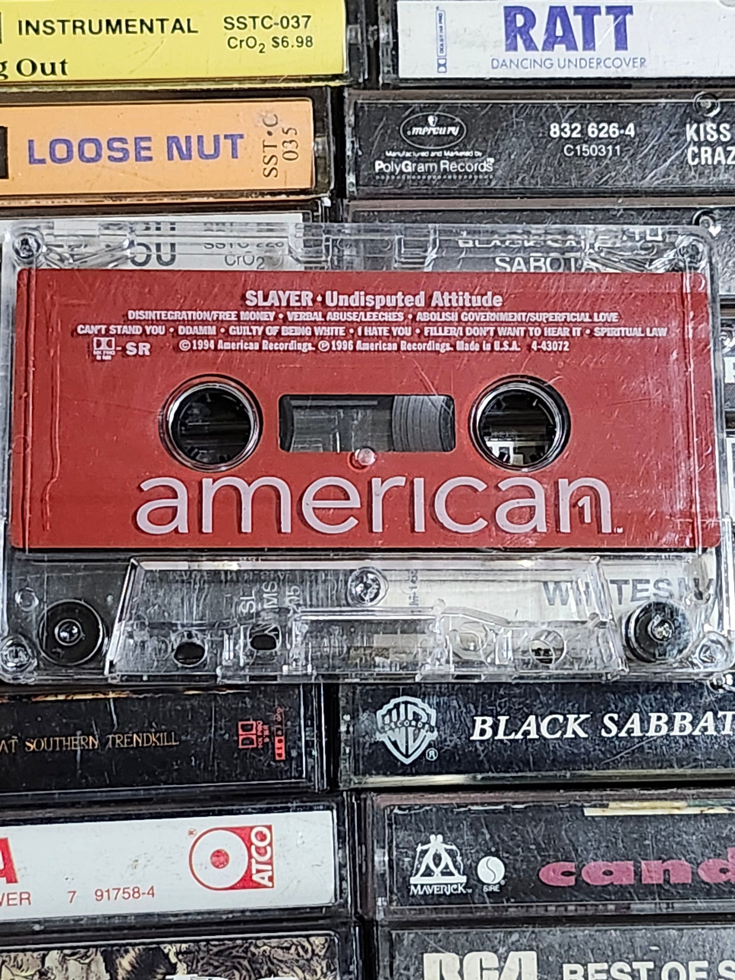 Slayer Undisputed Attitude Cassette