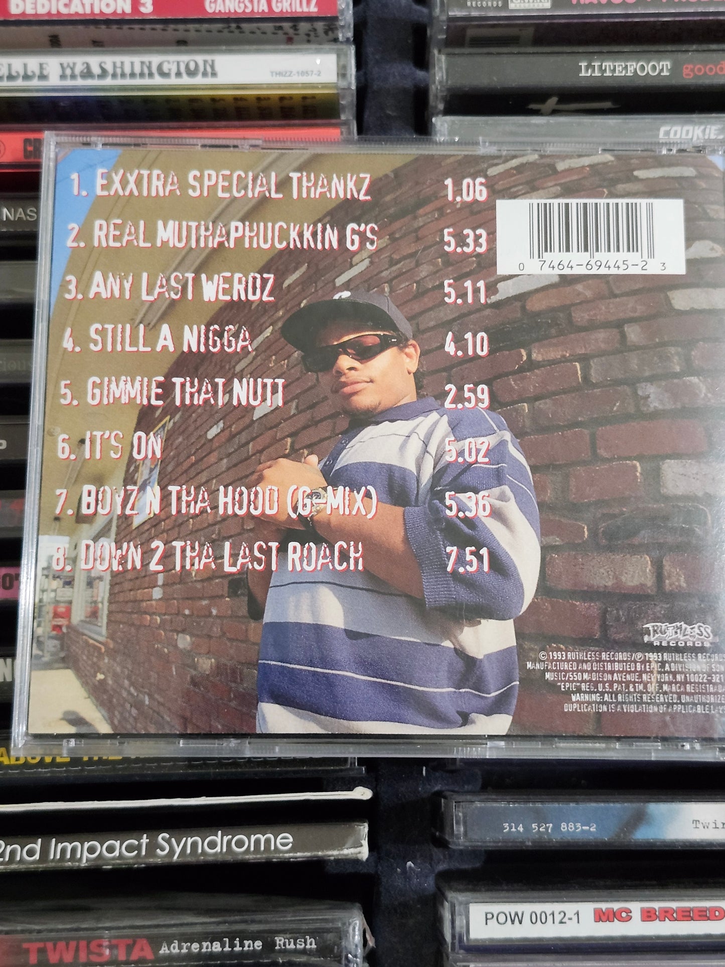 Eazy-E It’s On (Dr. Dre) 187um Killa CD