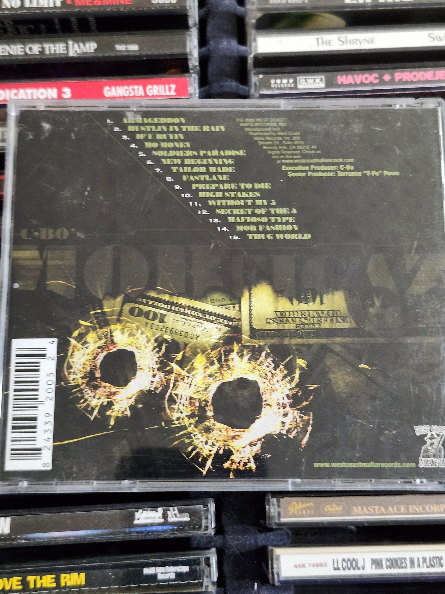 C-Bo's Mob Figaz CD Spice 1 Yukmouth Jacka Husalah Fed Ex AP.9 Rare HTF OOP