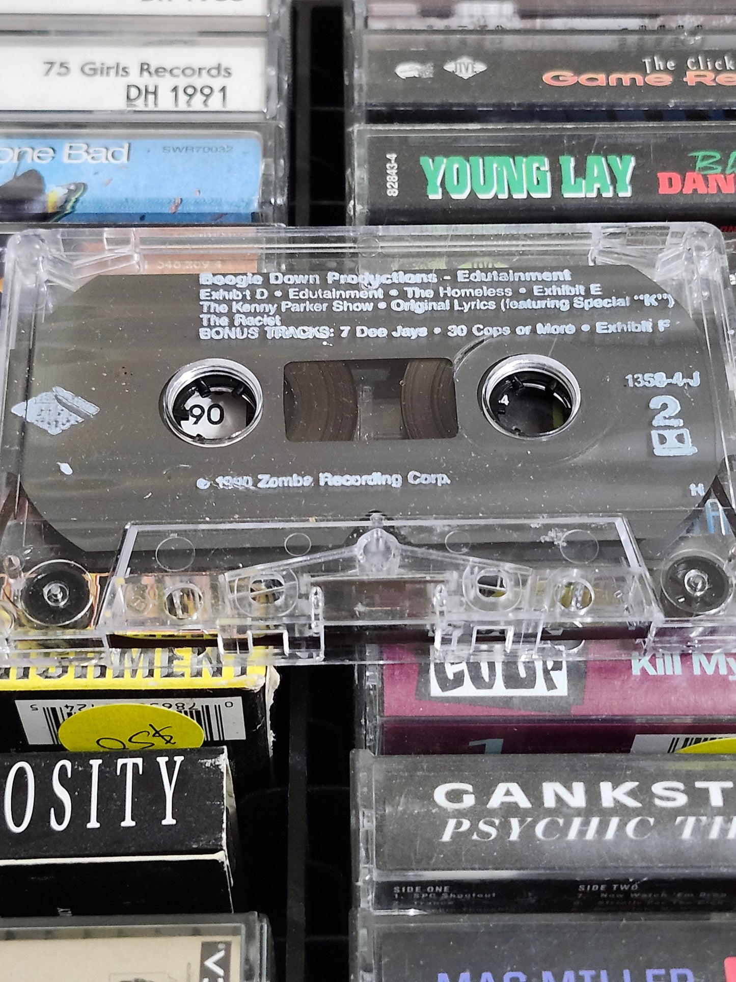 Boogie Down Productions Edutainment Cassette Tape KRS-ONE