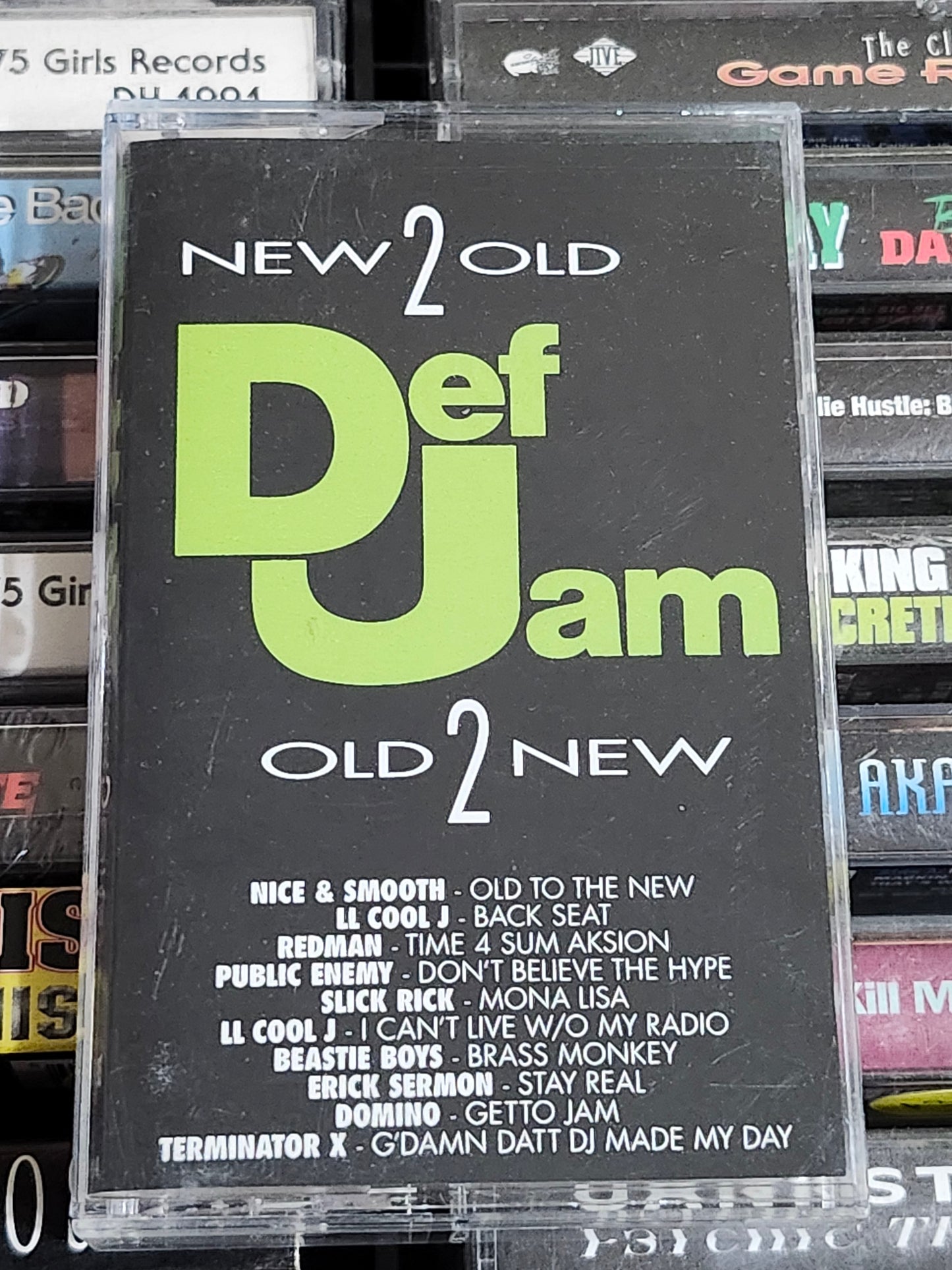 Def Jam New 2 Old Cassette Slick Rick Public Enemy Beasties LL Cool J