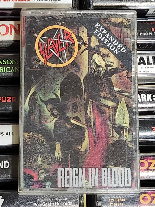 Slayer – Reign In Blood Expanded Edition Cassette Rare HTF OOP Metal