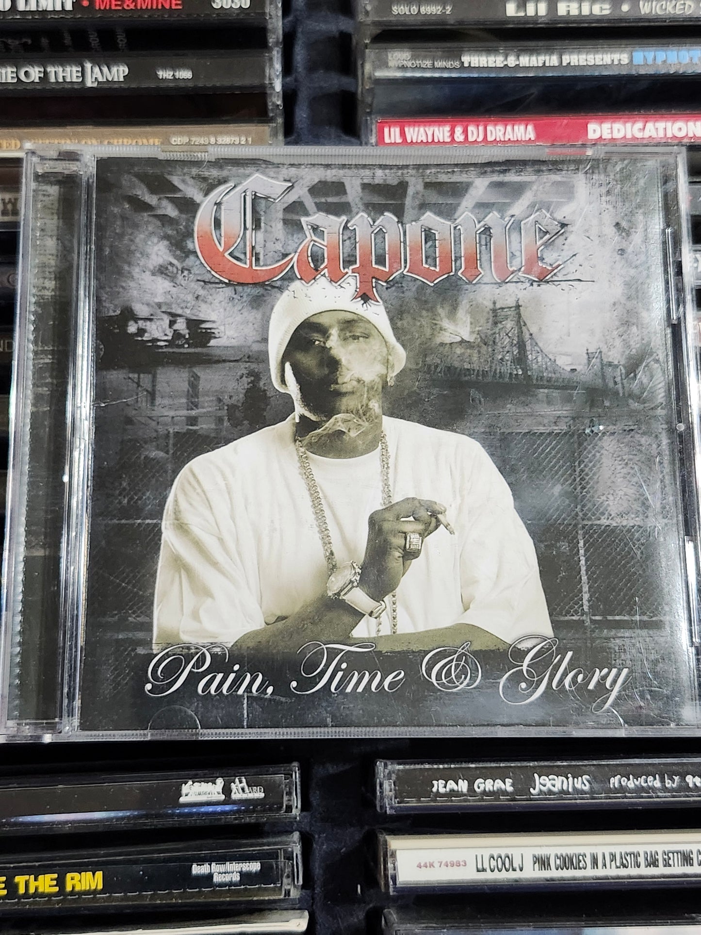 Capone - Pain, Time and Glory CD Gangsta Rap  Rare HTF OOP
