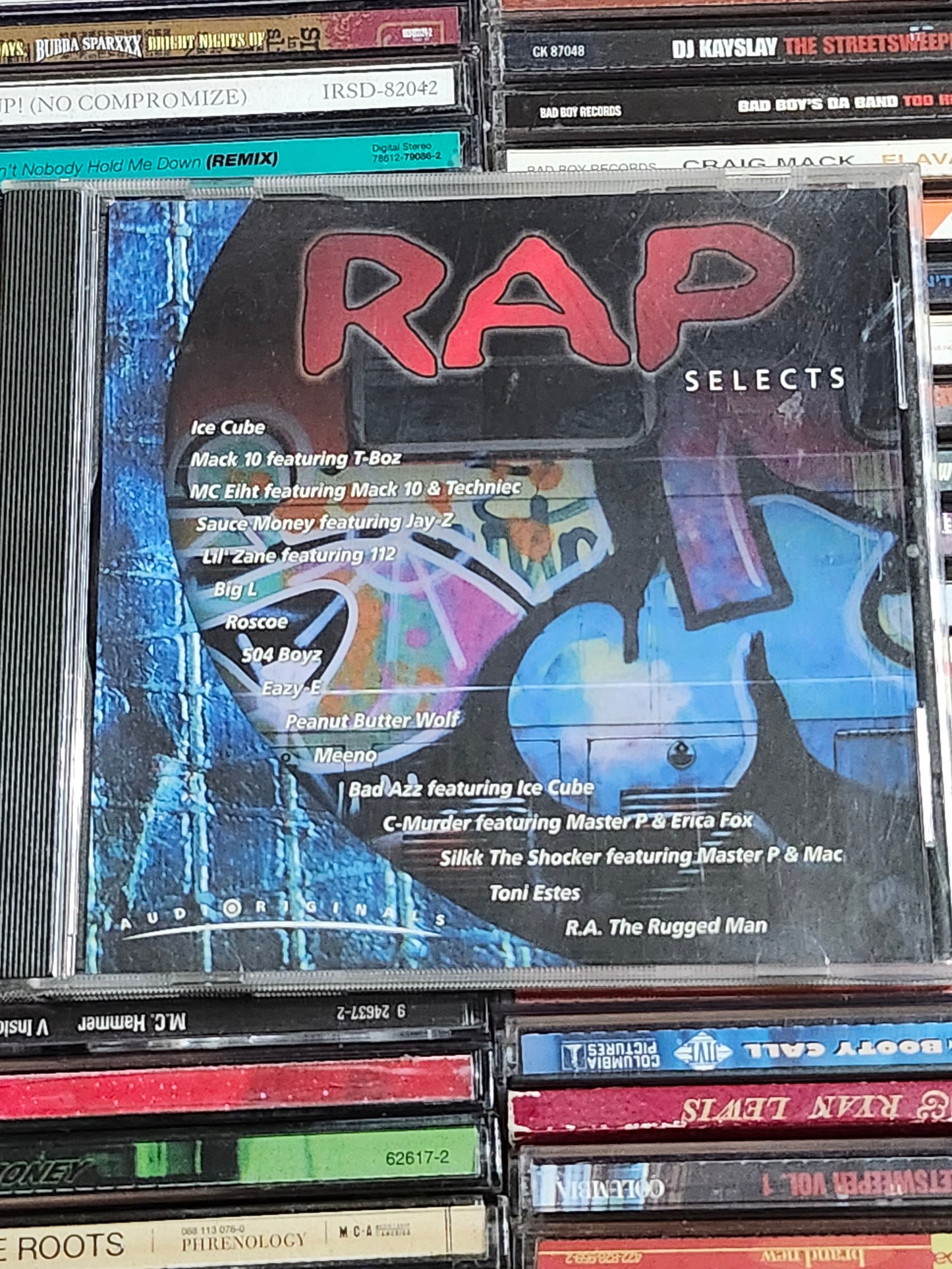 Rap Selects CD Ice Cube Eazy E MC Eiht Mack 10 Big L RA The Rugged Man Master P