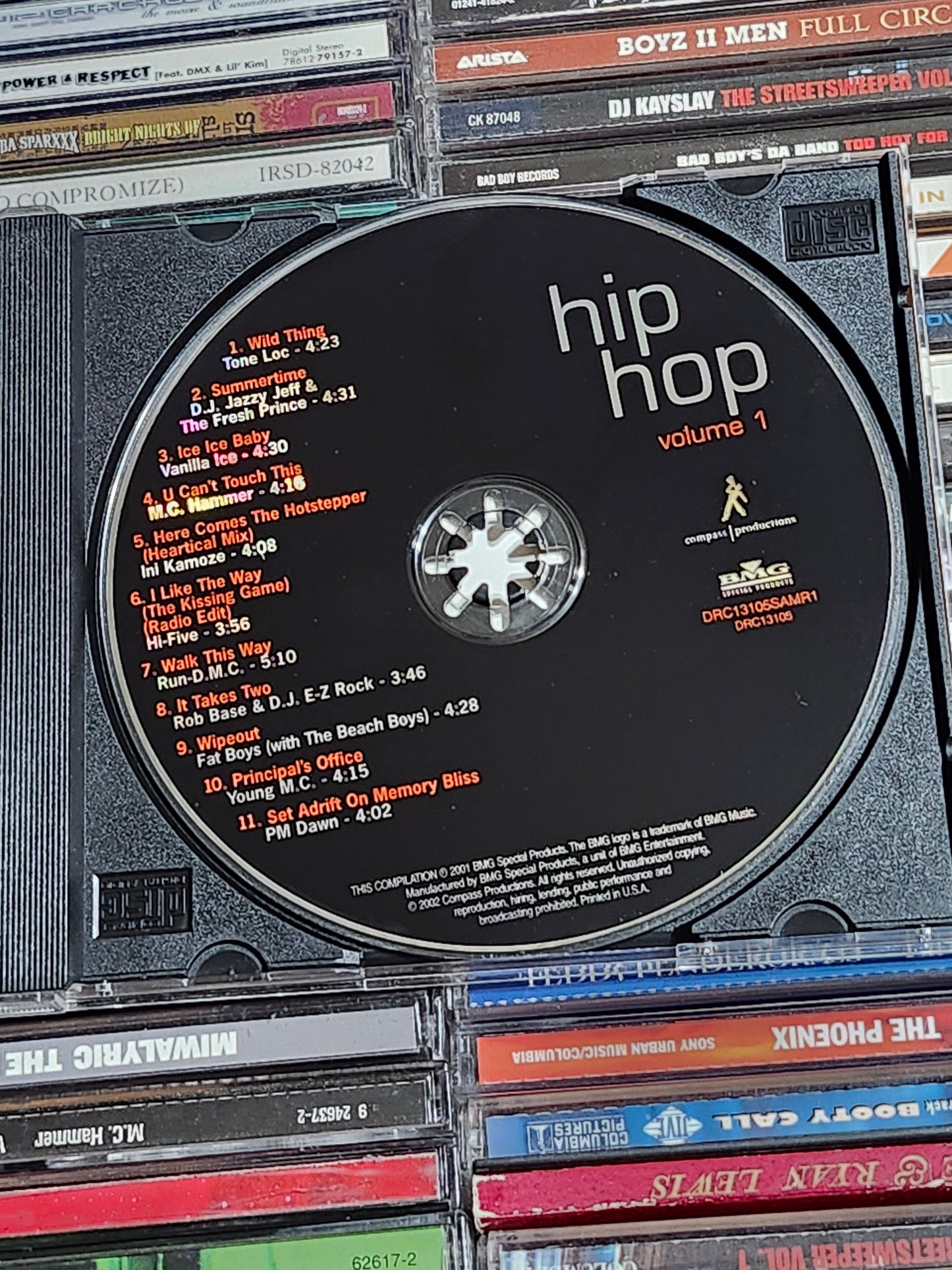 Hip-hop Volume 1 CD PM Dawn Fat Boys Tone Loc Run DMC MC Hammer Fresh Prince HTF