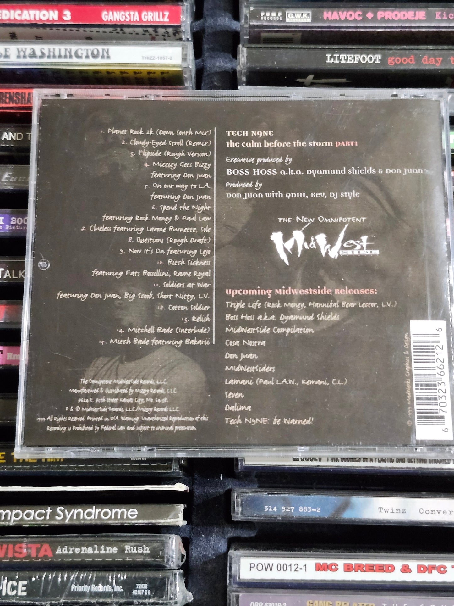Tech N9ne The Calm Before The Storm Part1 CD Rare HTF OOP