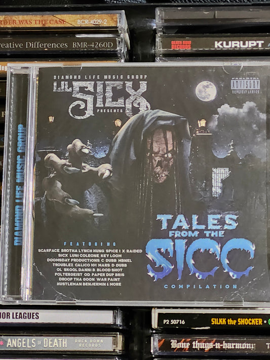 Lil Sicx Tales From The Sicc CD Brotha Lynch X-Raided Scarface Spice 1 Rare HTF