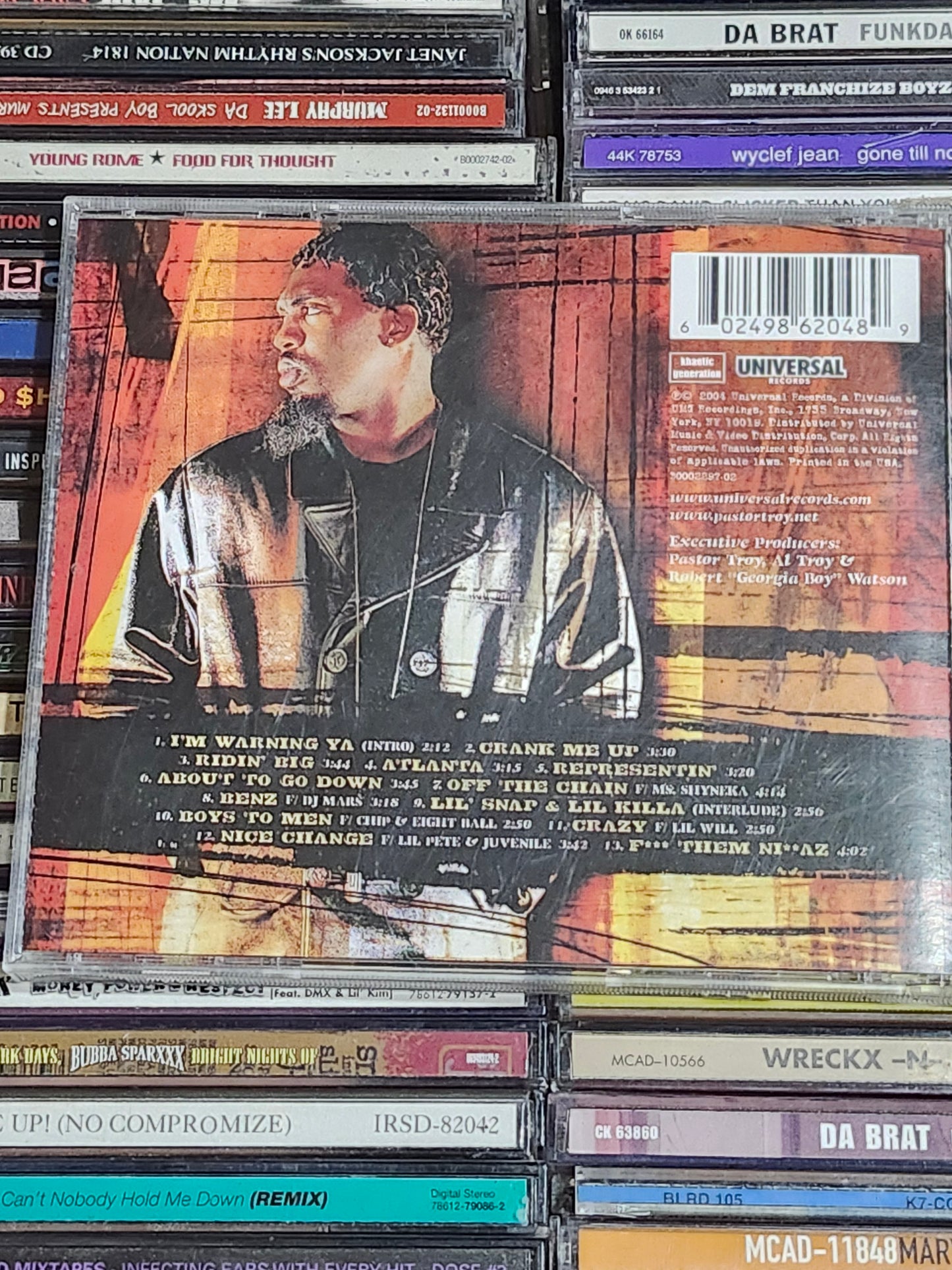 Pastor Troy By Any Means Necessary CD Juvenile Eightball 8ball