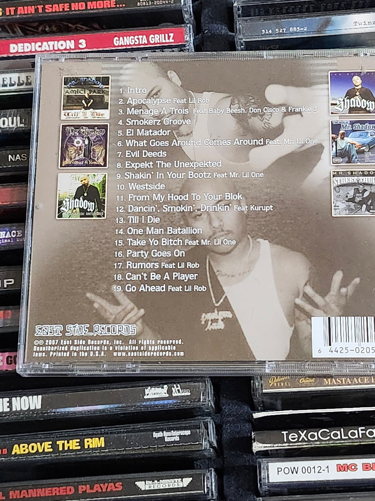 Mr Shadow Mix Tape CD Rare HTF OOP Chicano