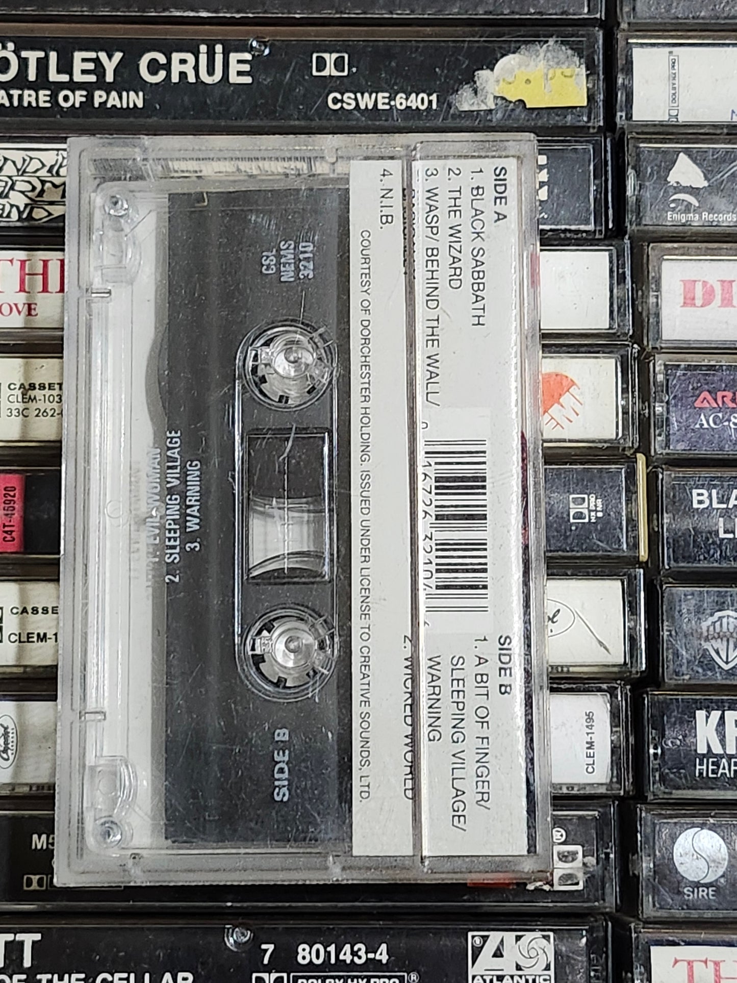 Black Sabbath Cassette Rare HTF OOP 1970 Ozzy