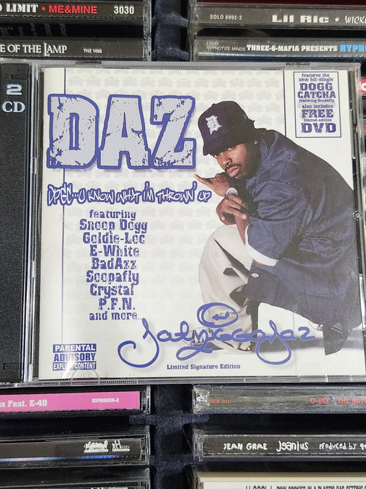 Daz U Know What I'm Throw N Up CD/DVD