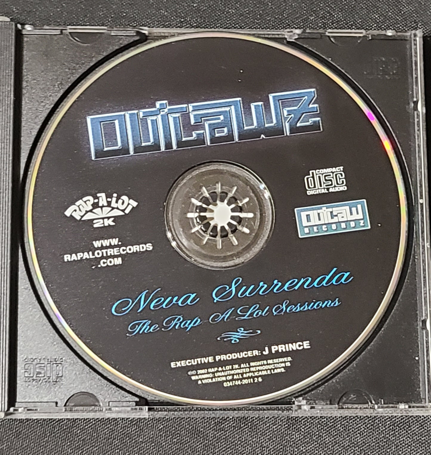 Outlawz Neva Surrenda: The Rap-A-Lot Sessions CD