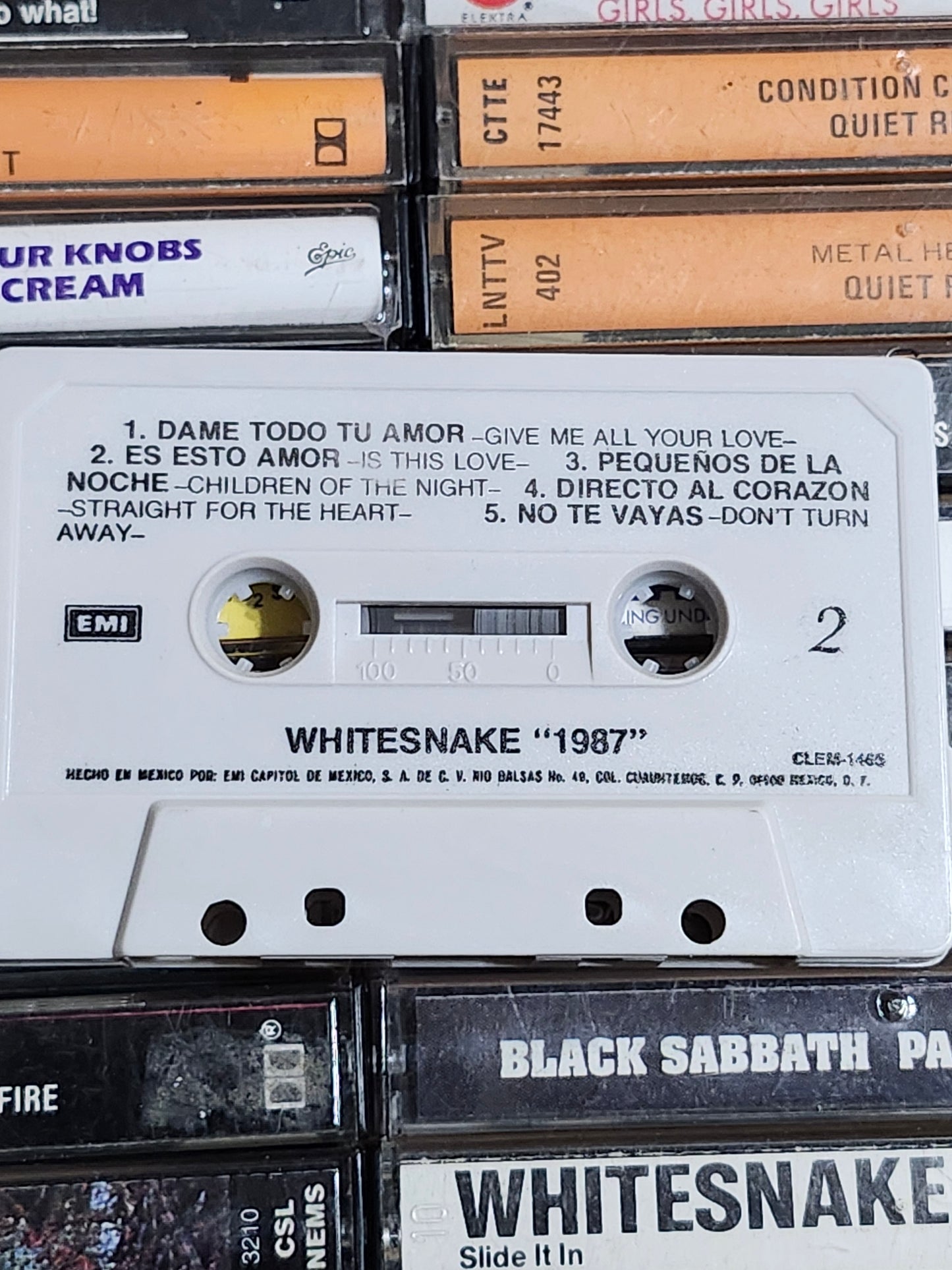 Whitesnake - 1987 Cassette Import Rare OOP HTF