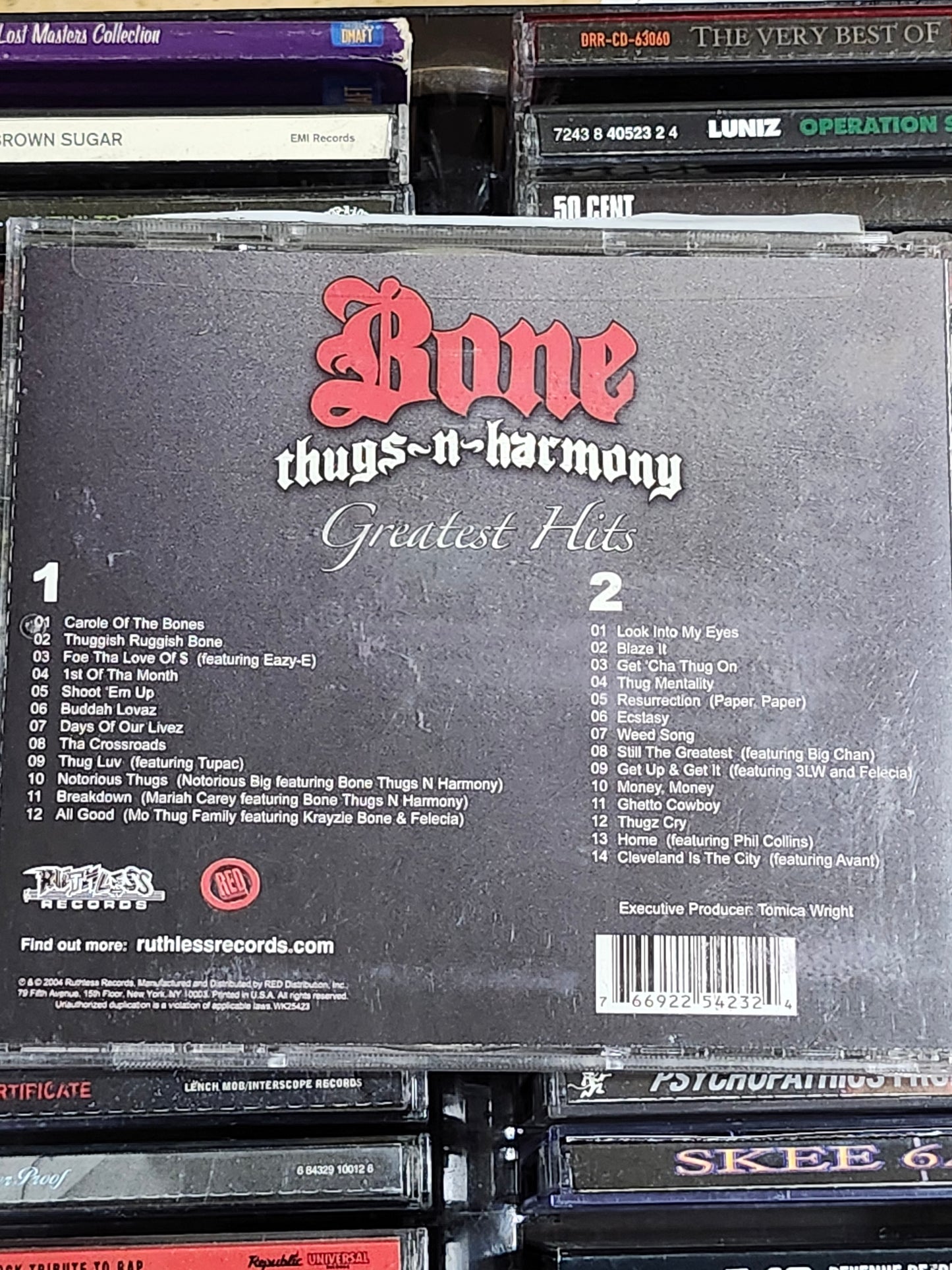 Bone Thugs-N-Harmony Greatest Hits CD Rare HTF OOP