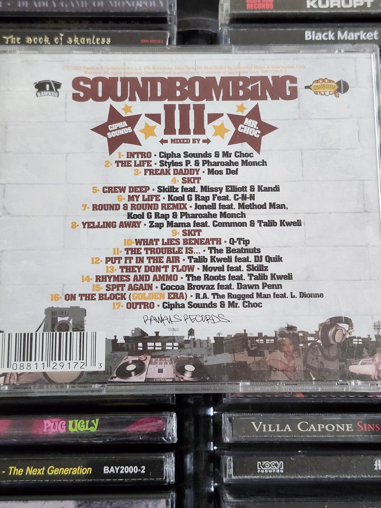 Rawkus Records Presents: Soundbombing III CD Roots Kool G Rap Common Mos Def