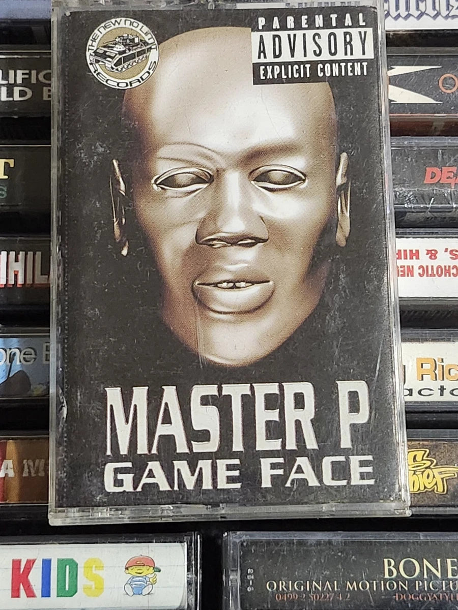 Master P Game Face No Limit Records Rap Cassette Tape