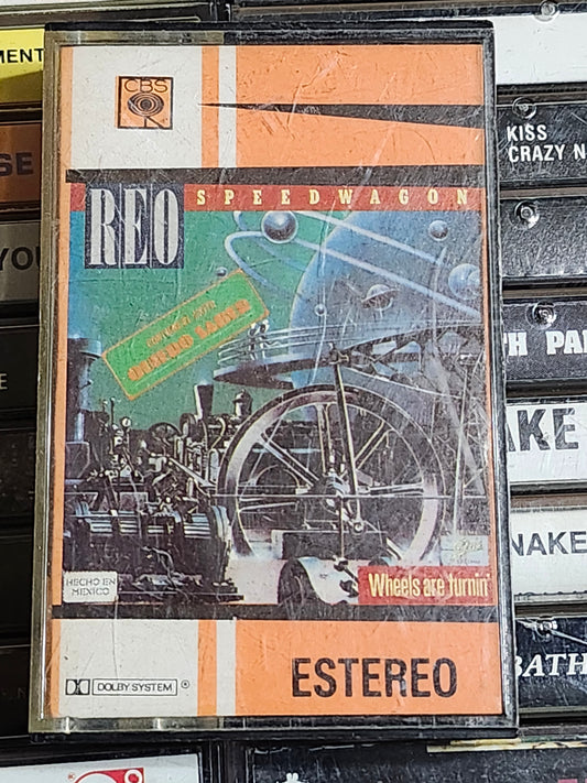 REO Speedwagon - Wheels Are Turning Cassette Import Mexico Rare OOP HTF R.E.O.