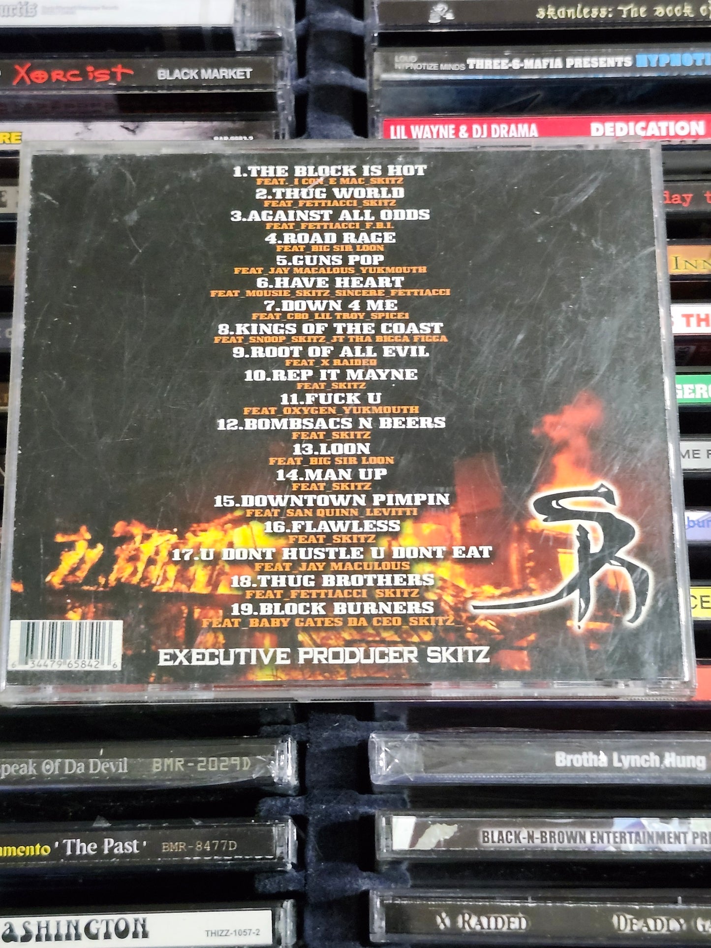 Skitz Block Buners CD X-Raided San Quinn Yukmouth C-Bo Spice 1 Snoop Dogg Rare