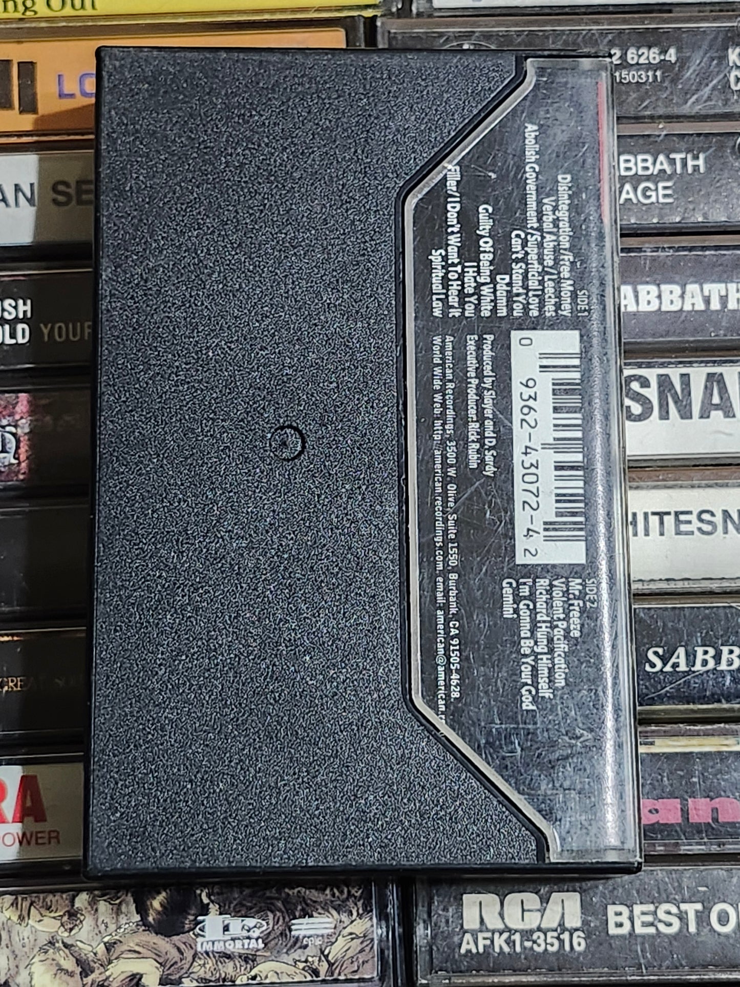 Slayer Undisputed Attitude Cassette