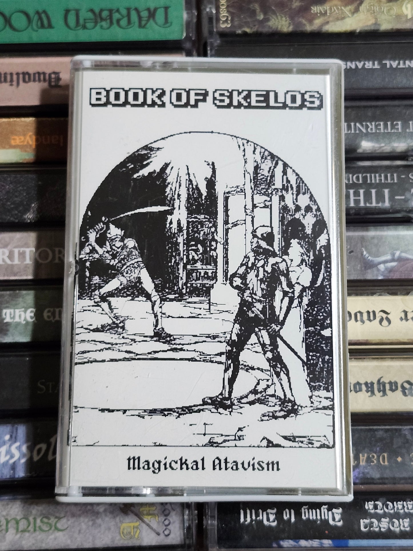 Book Of Skelos Magcikal Atavism Cassette Rare HTF OOP Metal