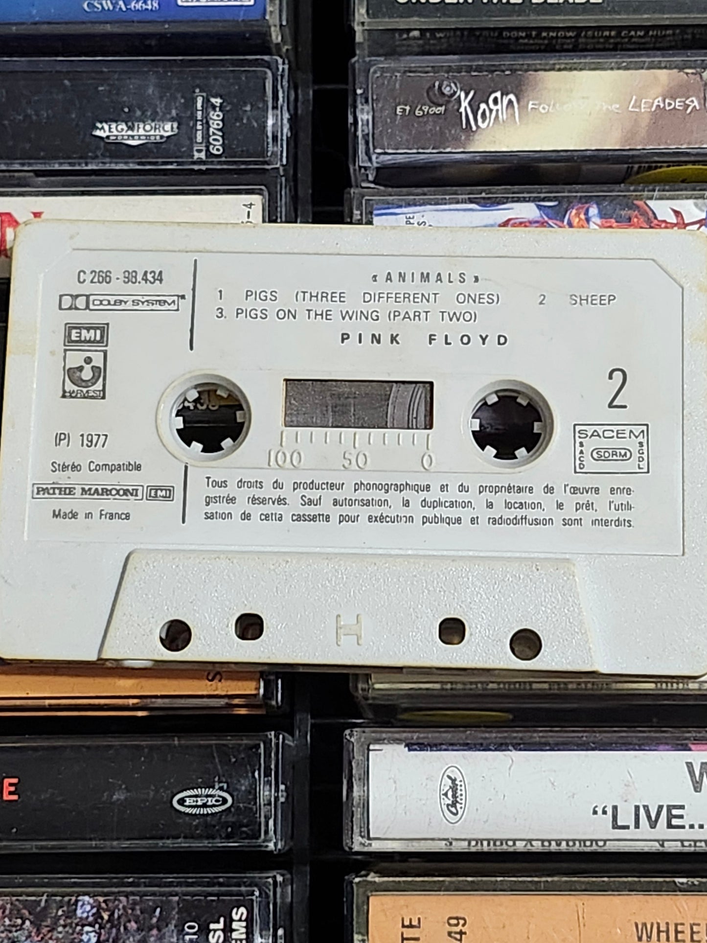 Pink Floyd Animals Cassette