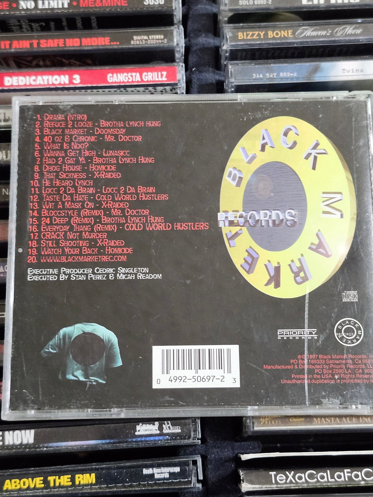 The Best of Black Market Records CD Rare HTF OOP Brotha Lynch X-Raided