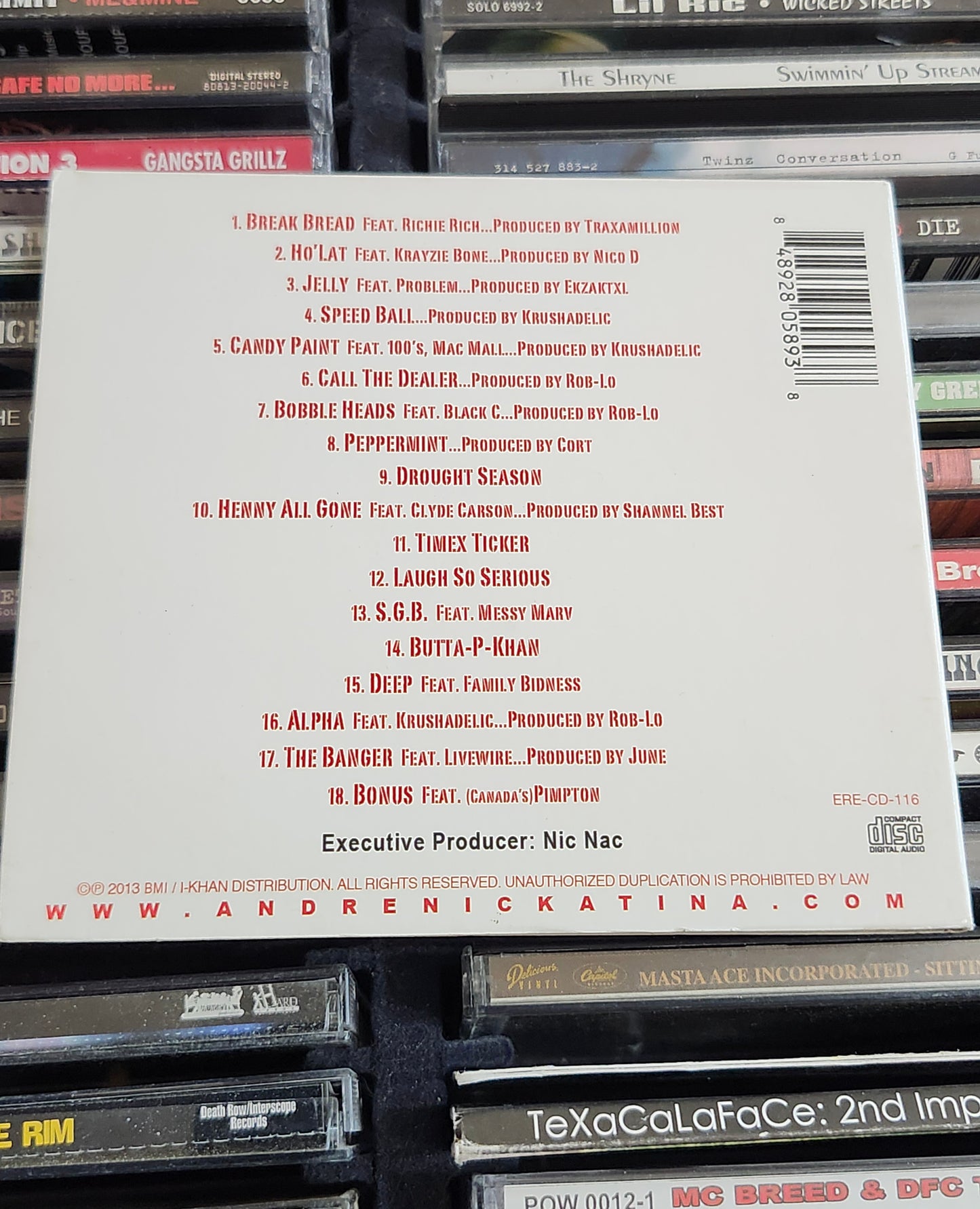 Andre Nickatina CD Rare Bay Area Rap G-Funk HTF OOP
