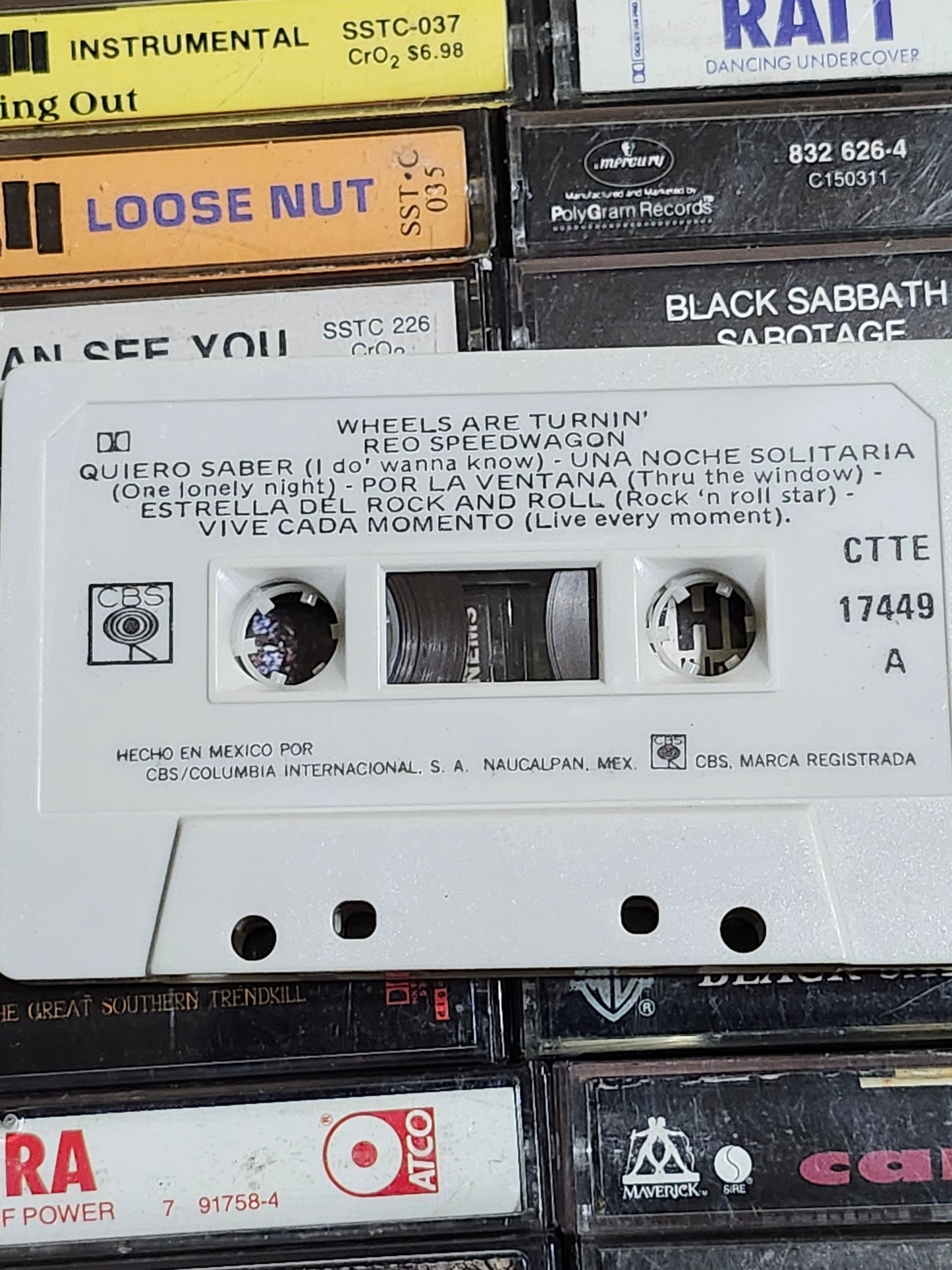 REO Speedwagon - Wheels Are Turning Cassette Import Mexico Rare OOP HTF R.E.O.
