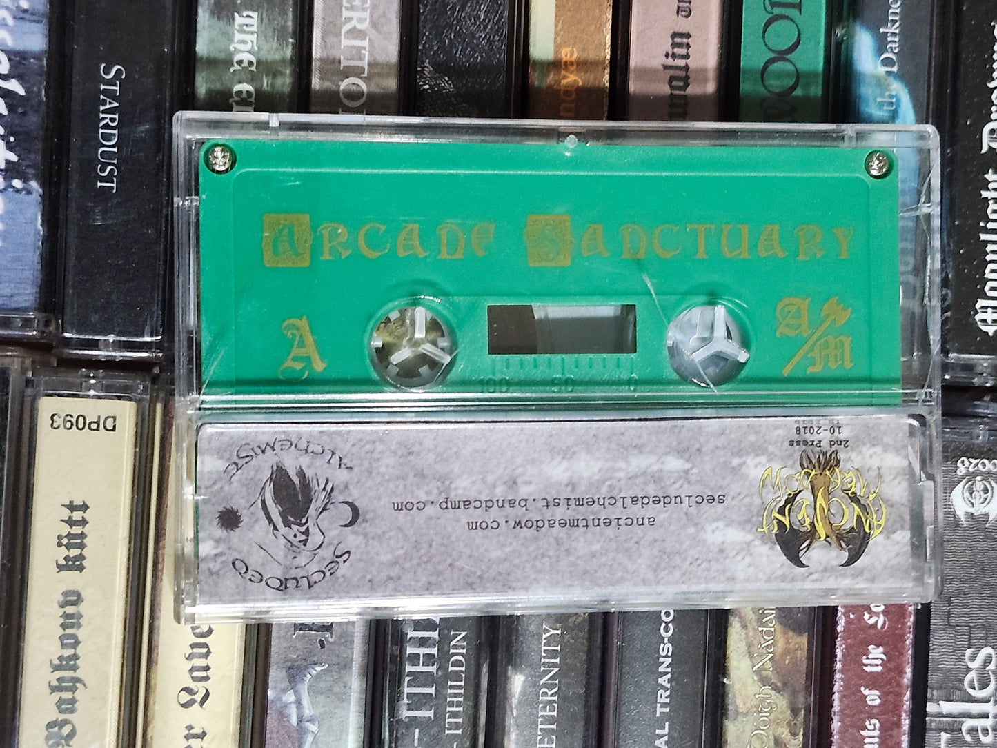 Arcane Sanctuary Cassette Rare HTF OOP Metal