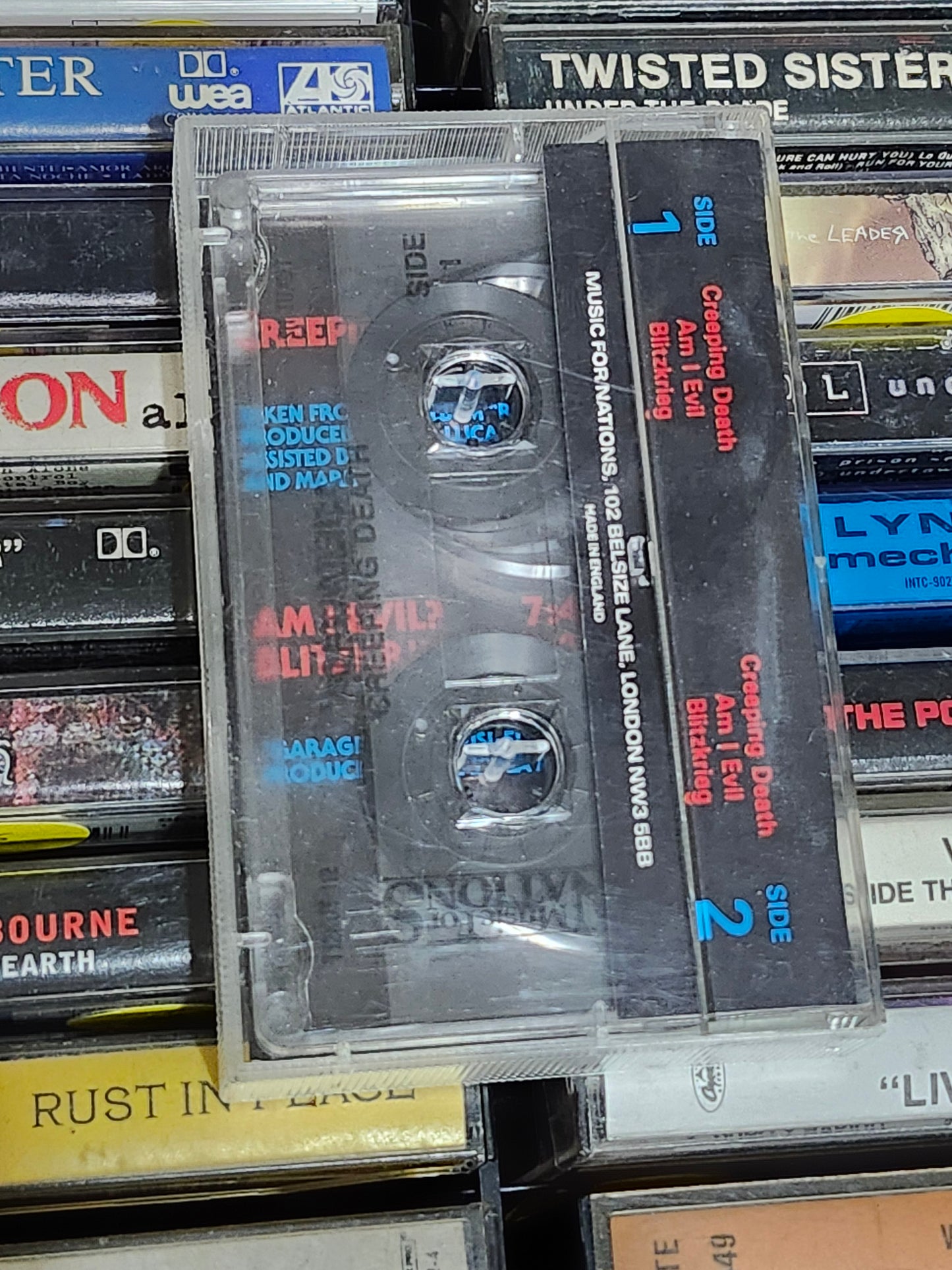 Metallica Creeping Death Cassette Tape