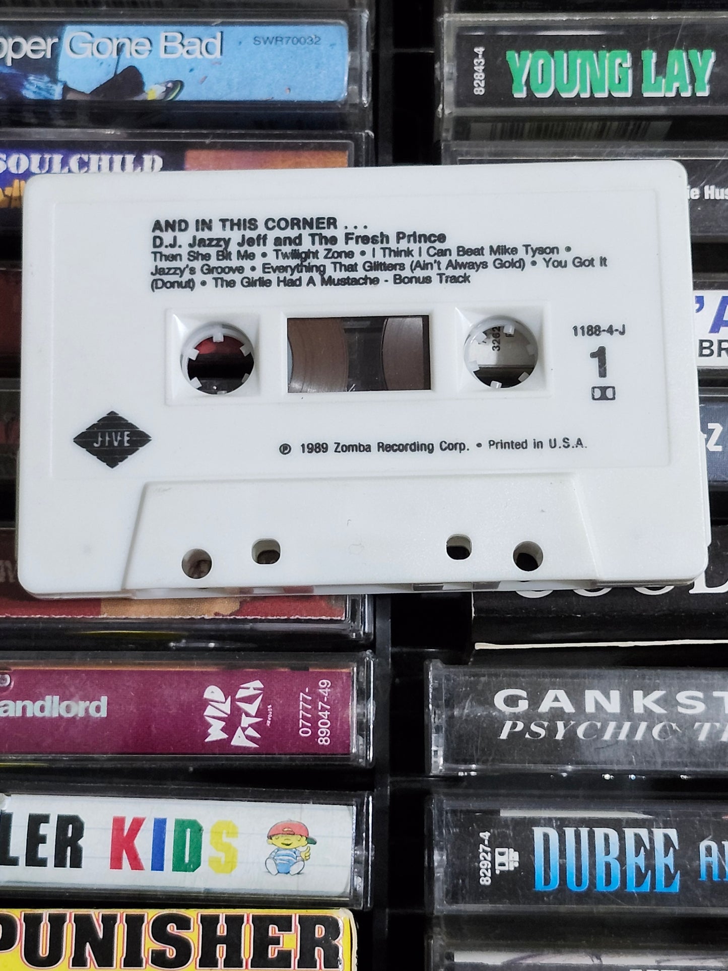 D.J. Jazzy Jeff & The Fresh Prince And In This Corner Cassette Tape Will Smith