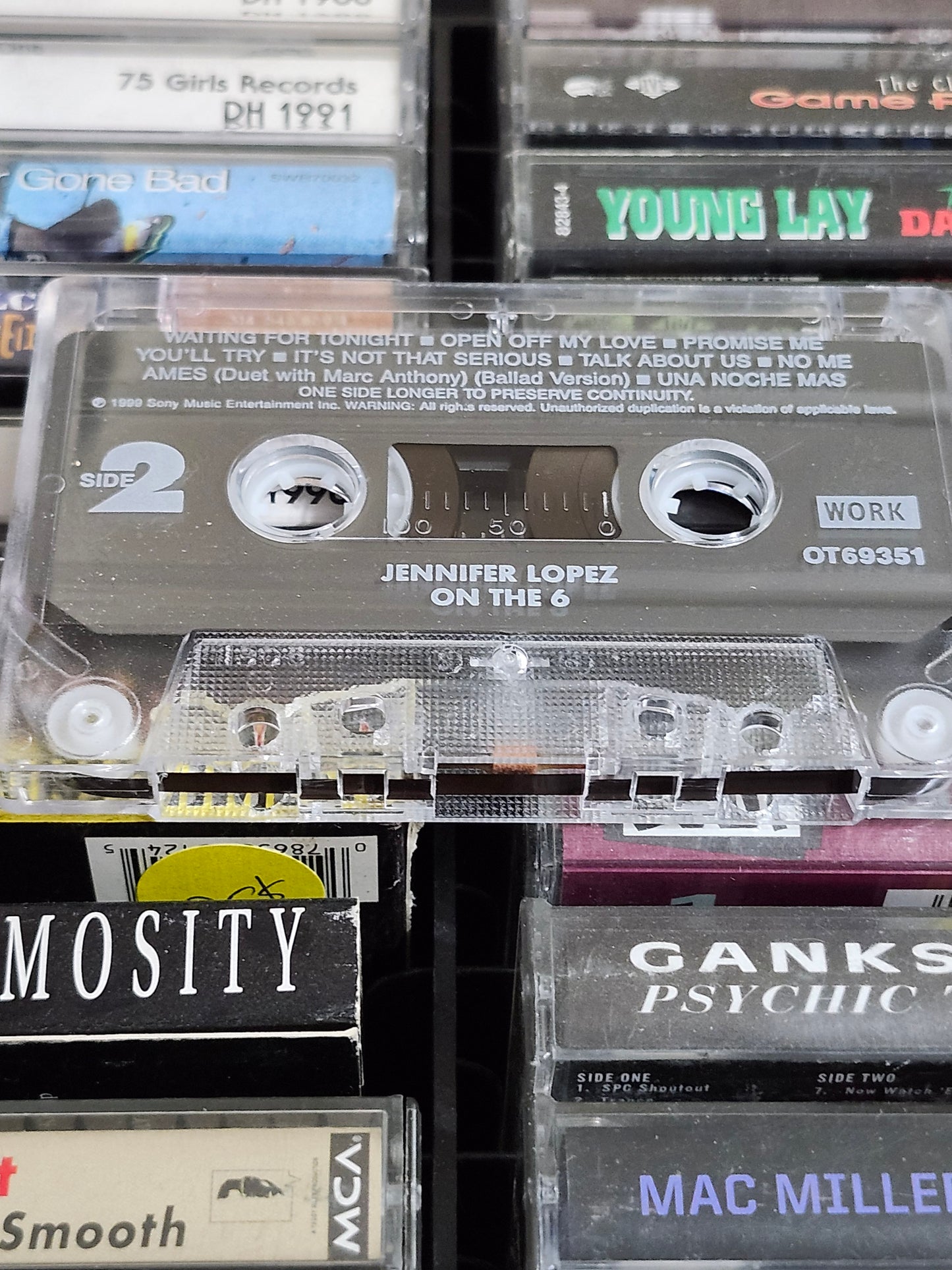 Jennifer Lopez On The 6 Cassette Tape