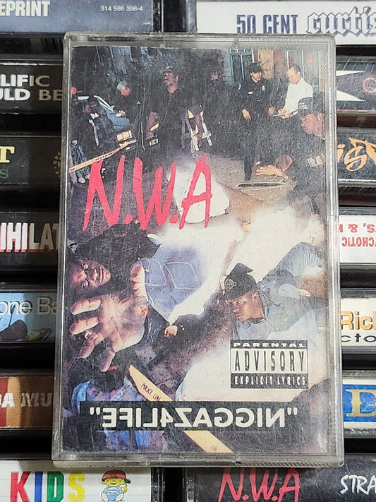 N.W.A. Niggaz 4 Life EFIL4ZAGGIN Cassette Tape NWA