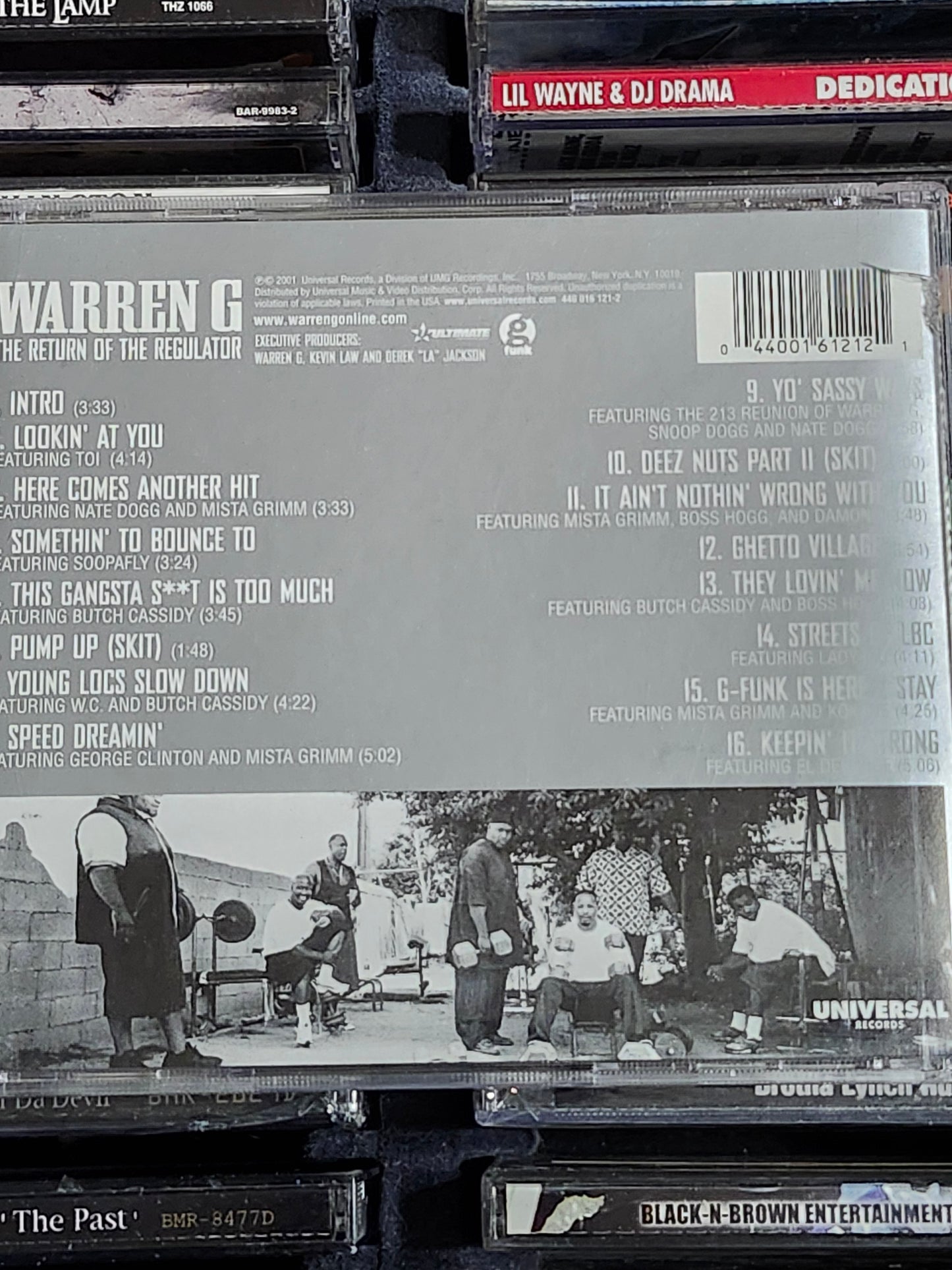 Warren G – The Return Of The Regulator CD Nate Dogg Dr Dre WC George Clinton
