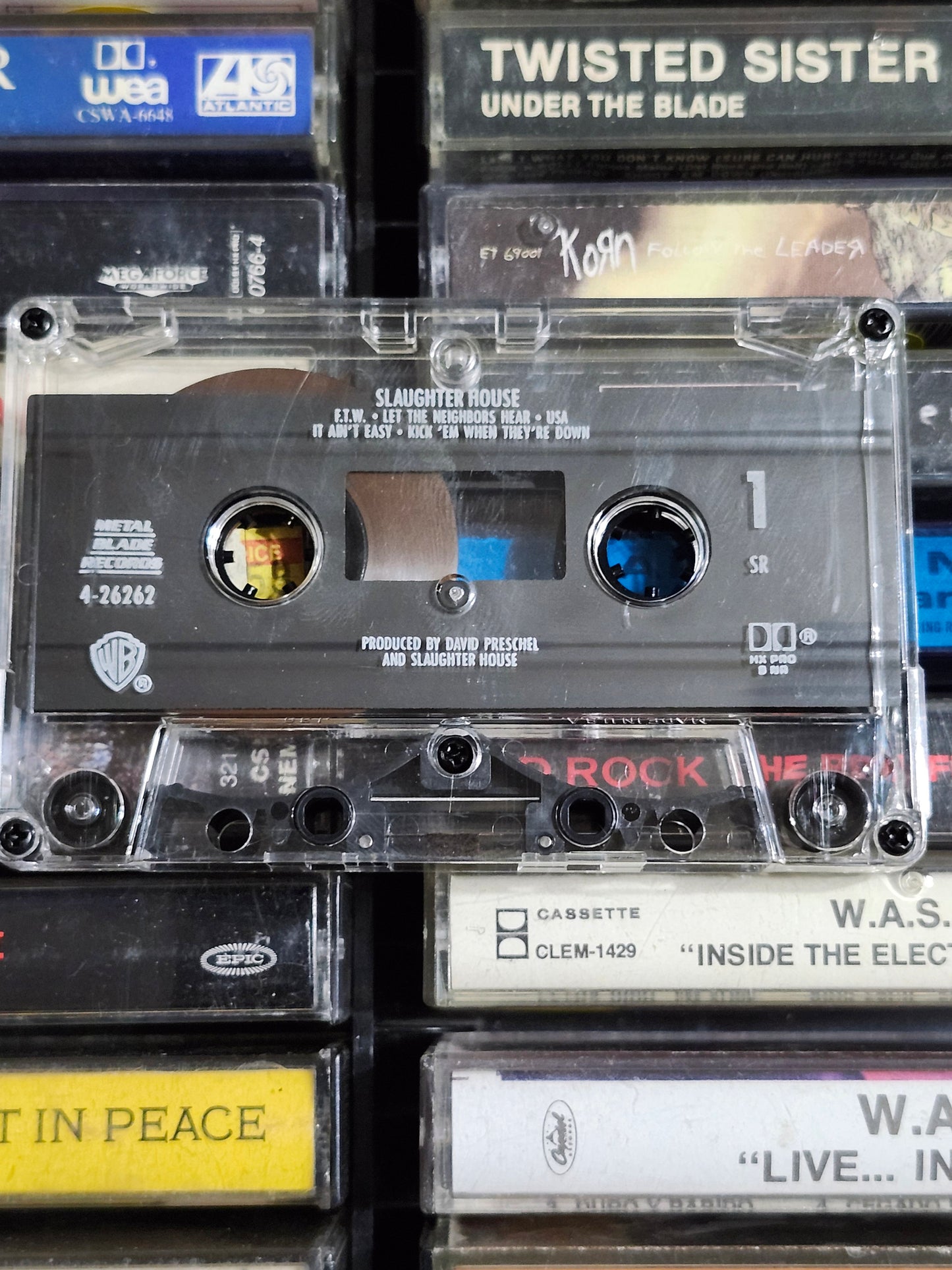Slaughter House Cassette Tape Metal Blade Slaughterhouse