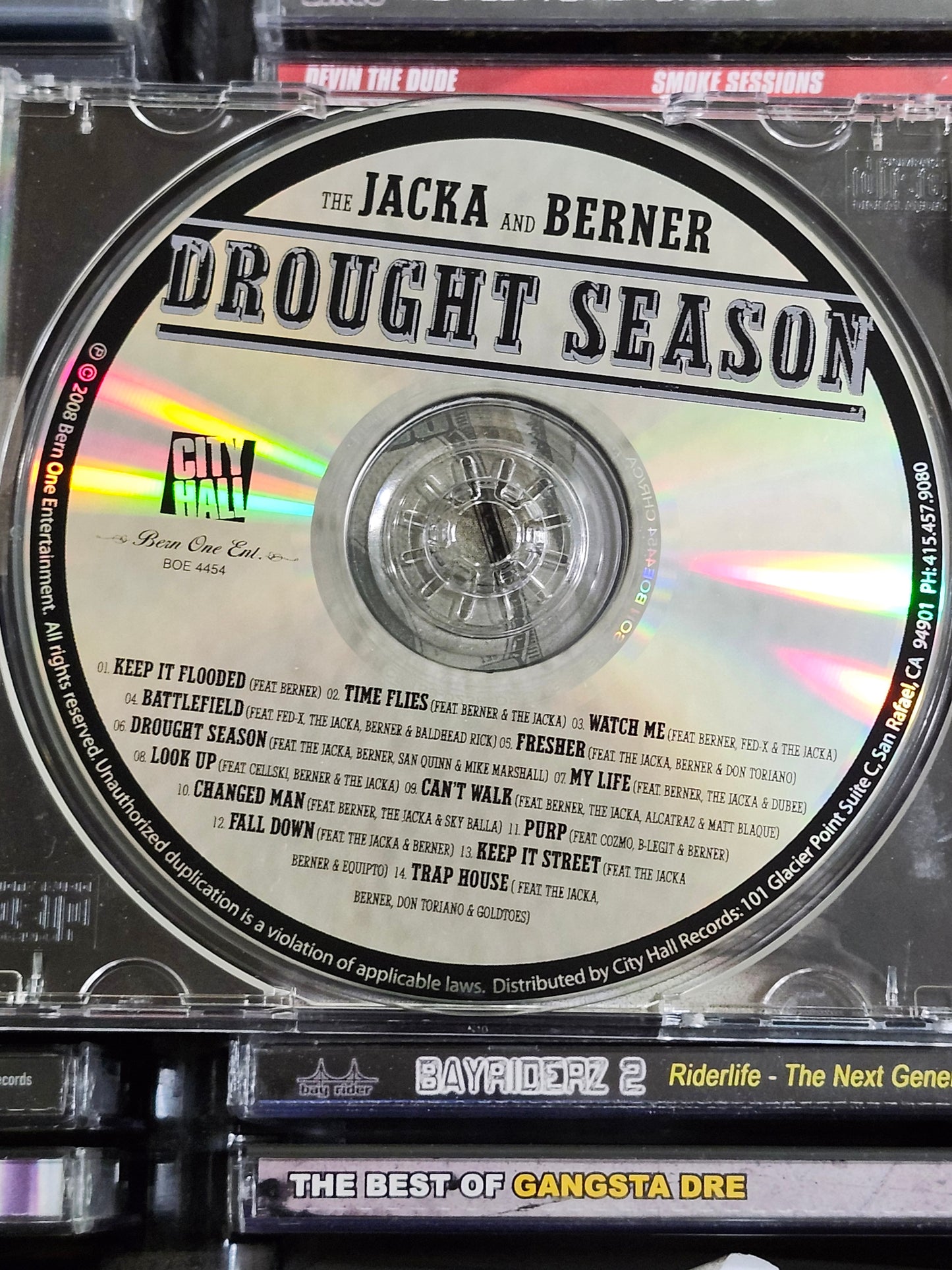The Jacka x Berner - Drought Season CD B-Legit San Quinn Cellski Rare HTF OOP