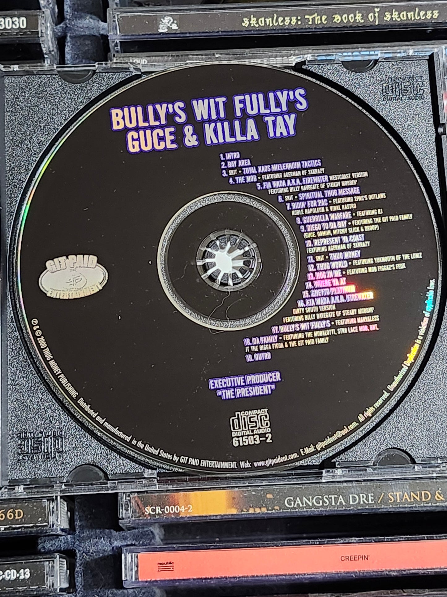 Guce & Killa Tay Bullys Wit Fullys Westside Stories CD Luniz 3x Krazy Rare HTF