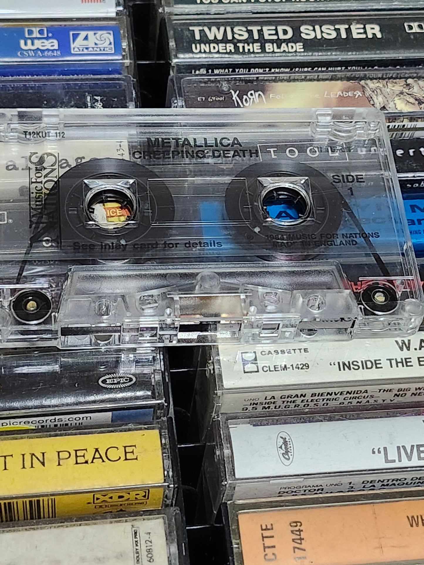 Metallica Creeping Death Cassette Tape