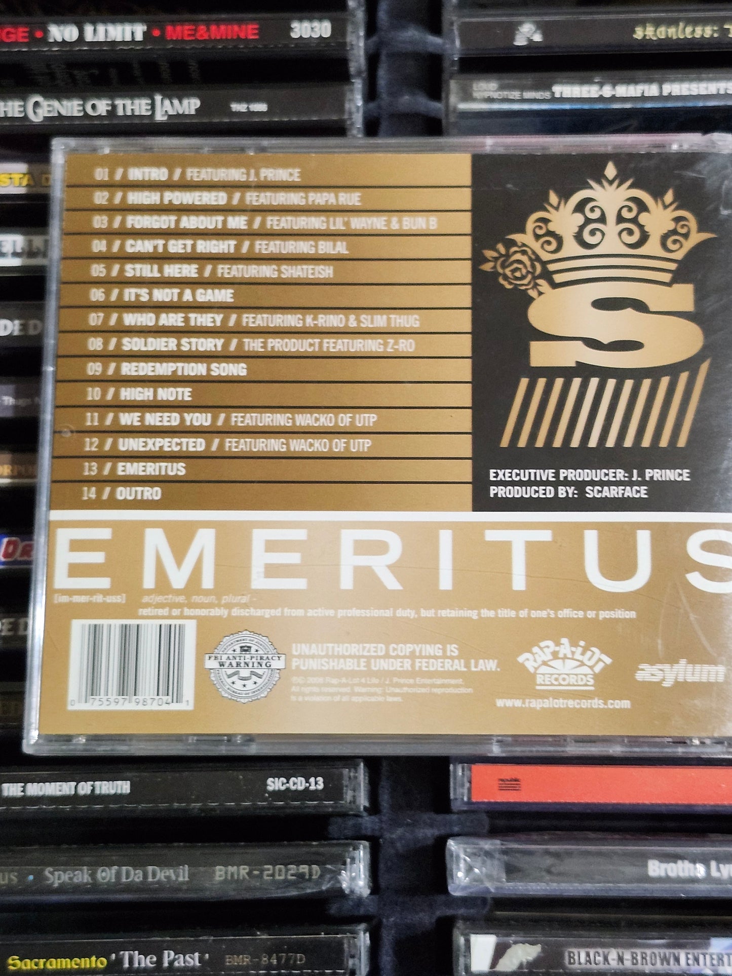 Scarface Emeritus CD