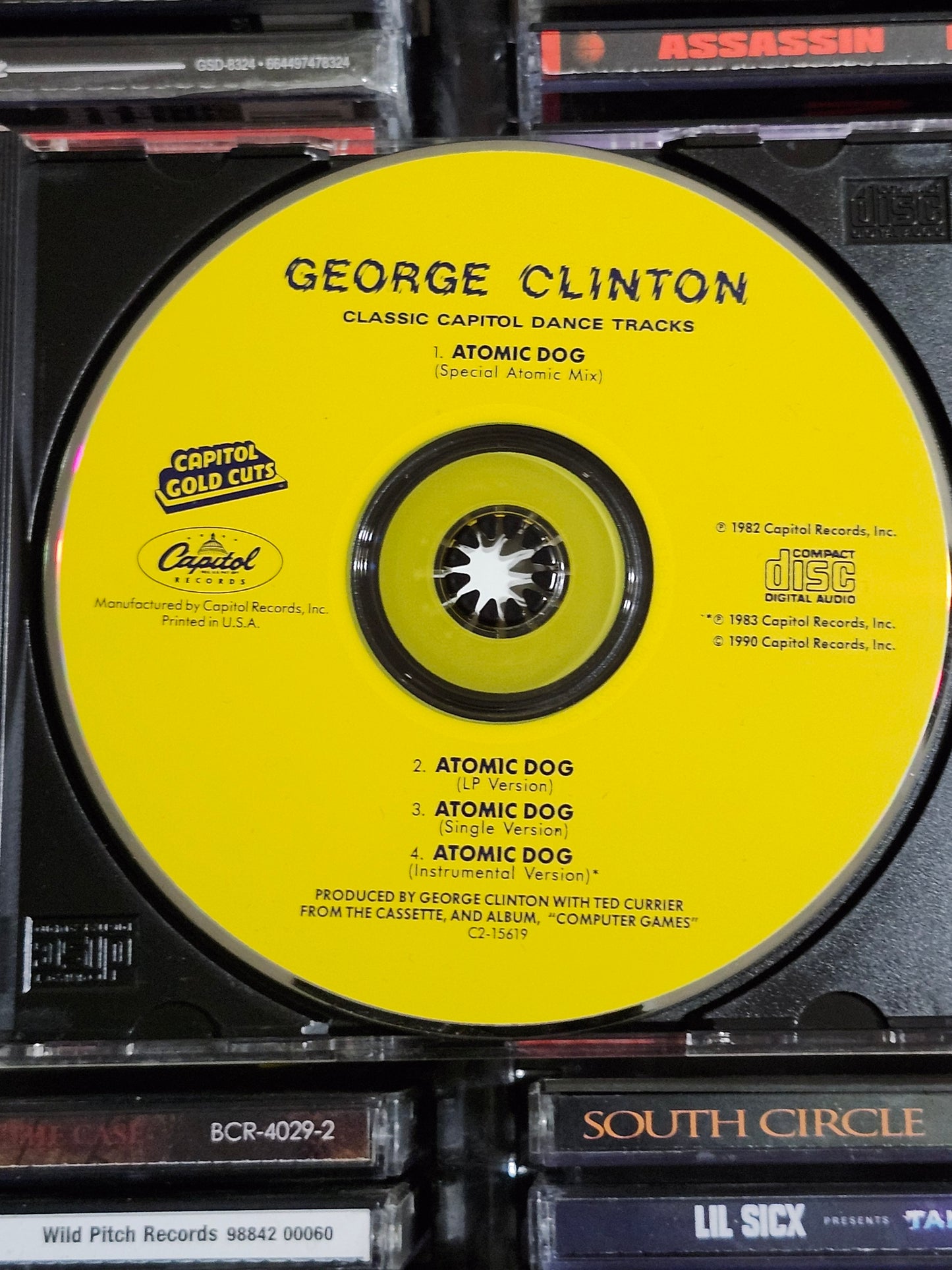George Clinton Atomic Dog CD Single Funk