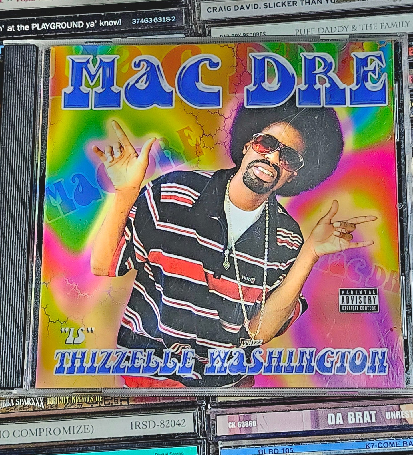 Mac Dre - Thizzelle Washington CD Thizz Rare HTF OOP Bay Area Dubee Yukmouth