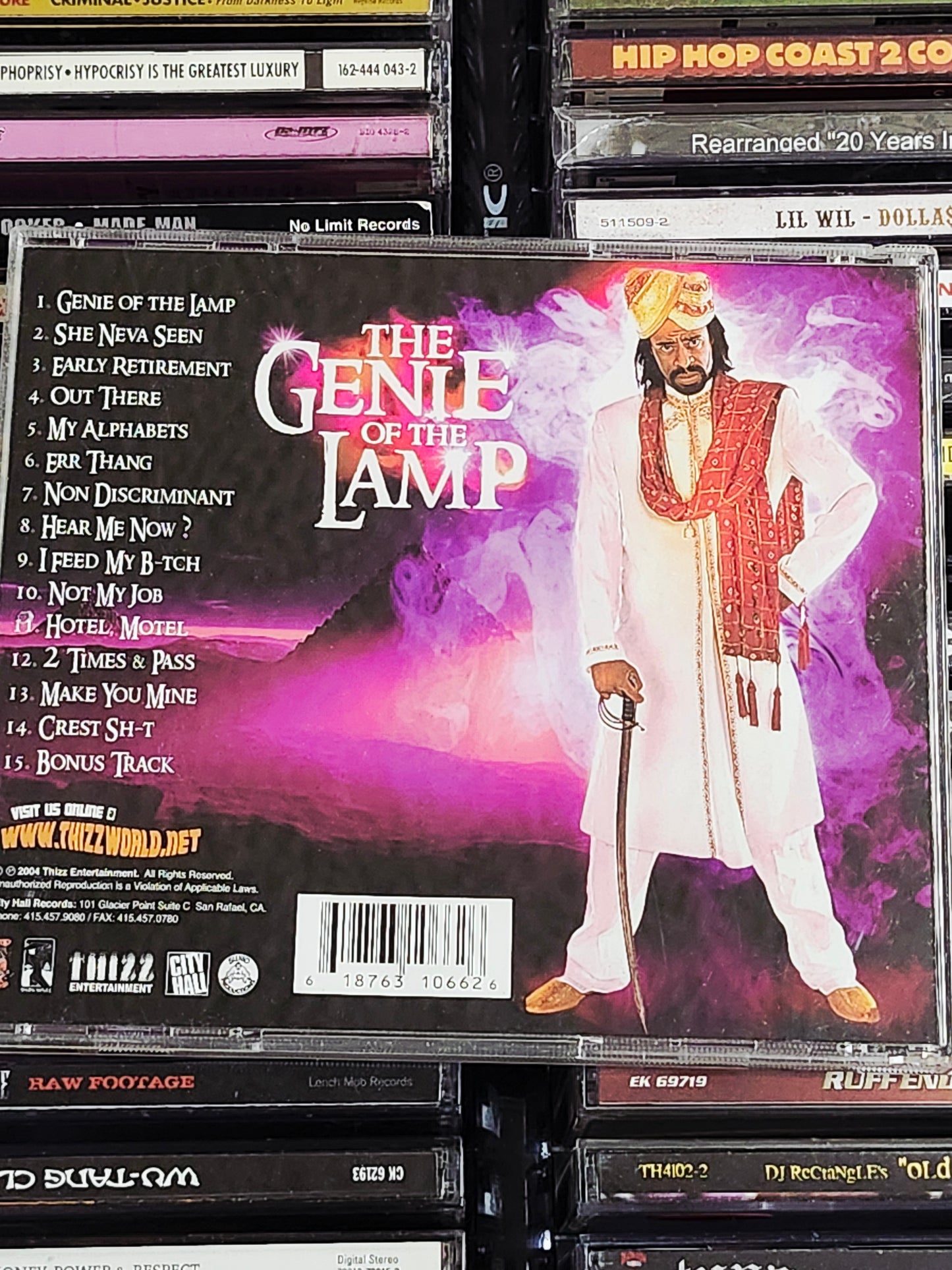 Mac Dre Genie Of The Lamp CD Rare HTF OOP Bay Rap Thizz