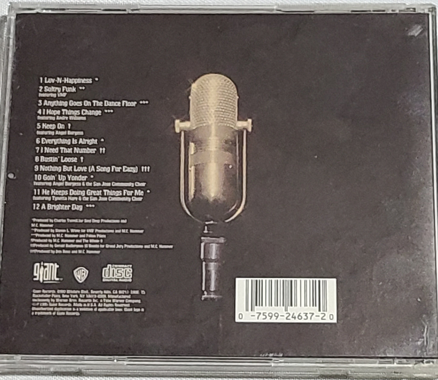 MC Hammer Inside Out:  CD Rap Hip-Hop