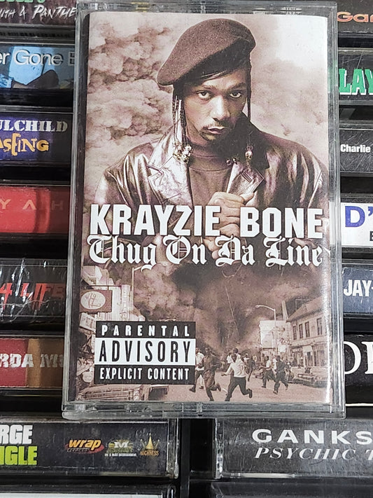 Krayzie Bone Thug On Da Line Cassette Rare HTF OOP